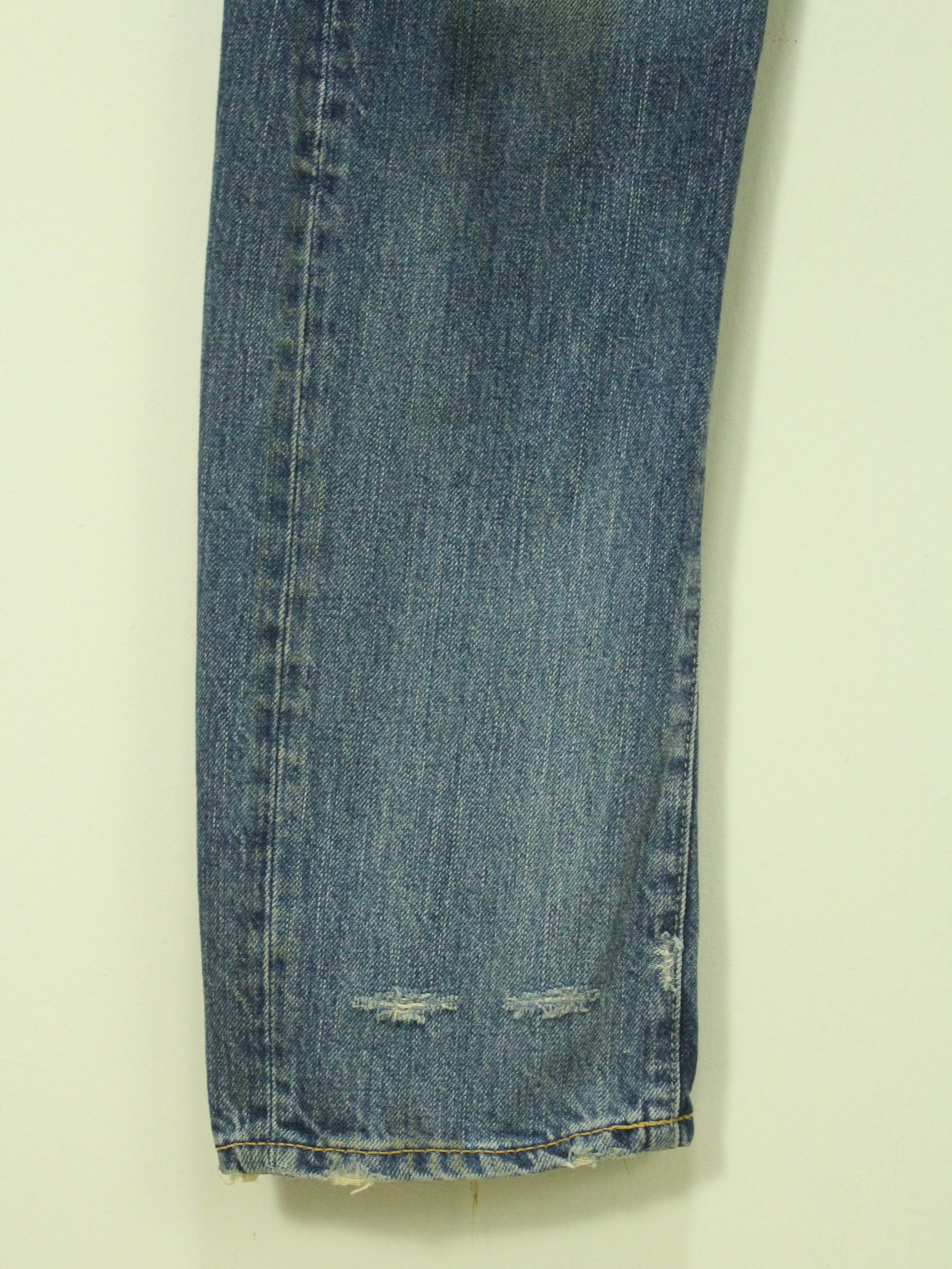 Hysteric Glamour HYSTERIC GLAMOUR Denim Stud Pocket Distressed Style Grunge Size US 31 - 7 Thumbnail