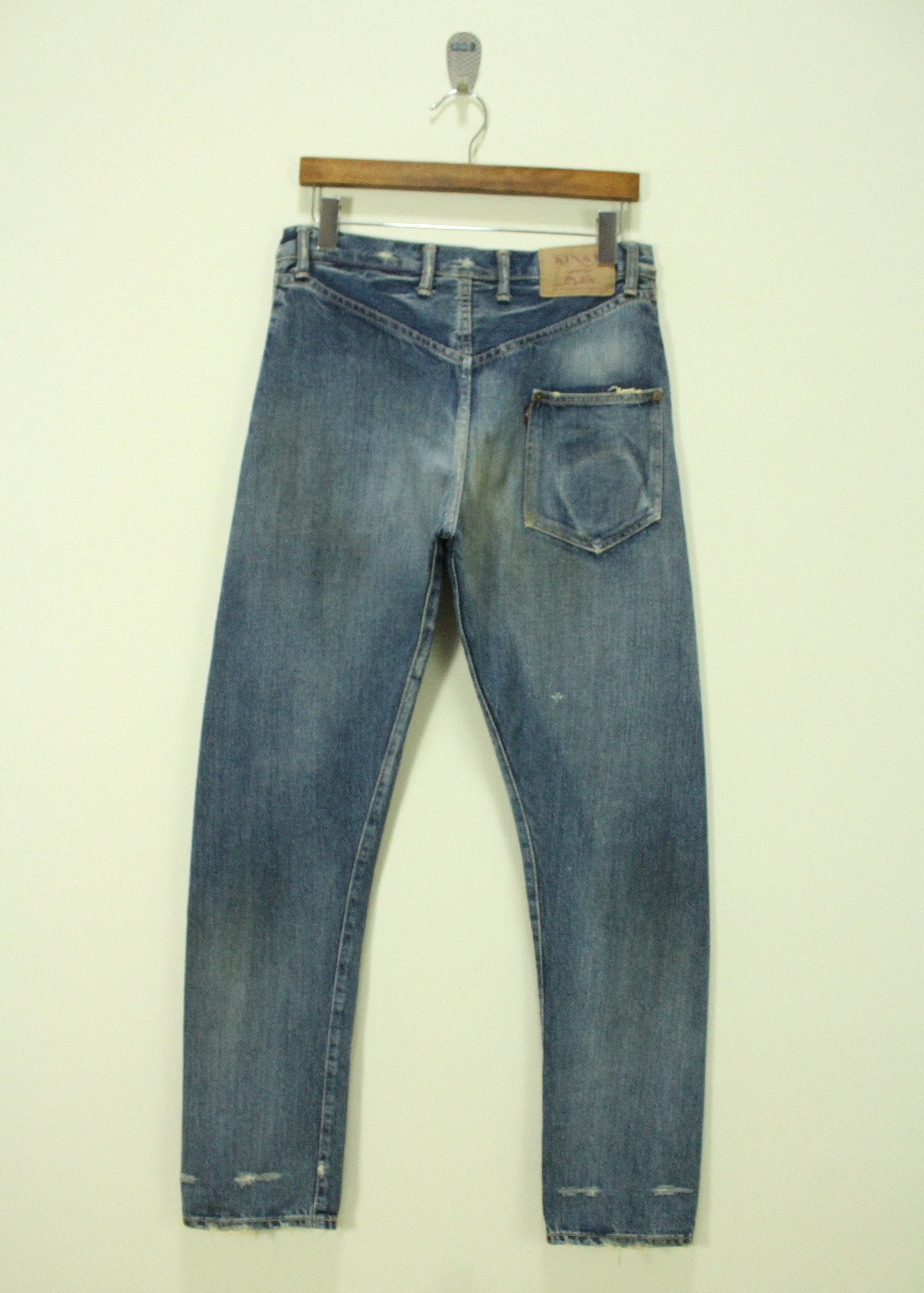 Hysteric Glamour HYSTERIC GLAMOUR Denim Stud Pocket Distressed Style Grunge Size US 31 - 8 Thumbnail