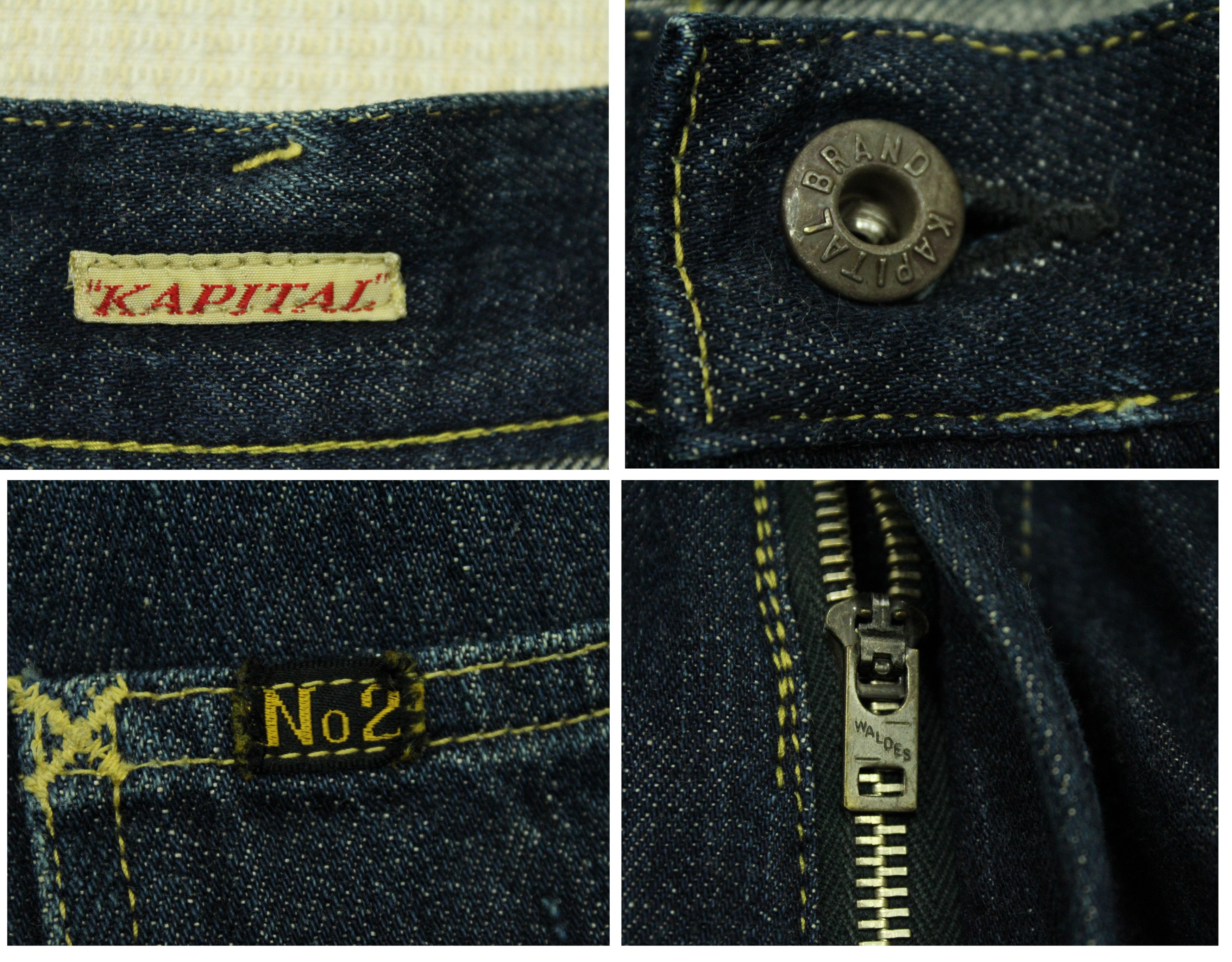Kapital KAPITAL Denim Pants Jeans No2 Drop Crotch Kapital Klown Size US 30 / EU 46 - 15 Thumbnail