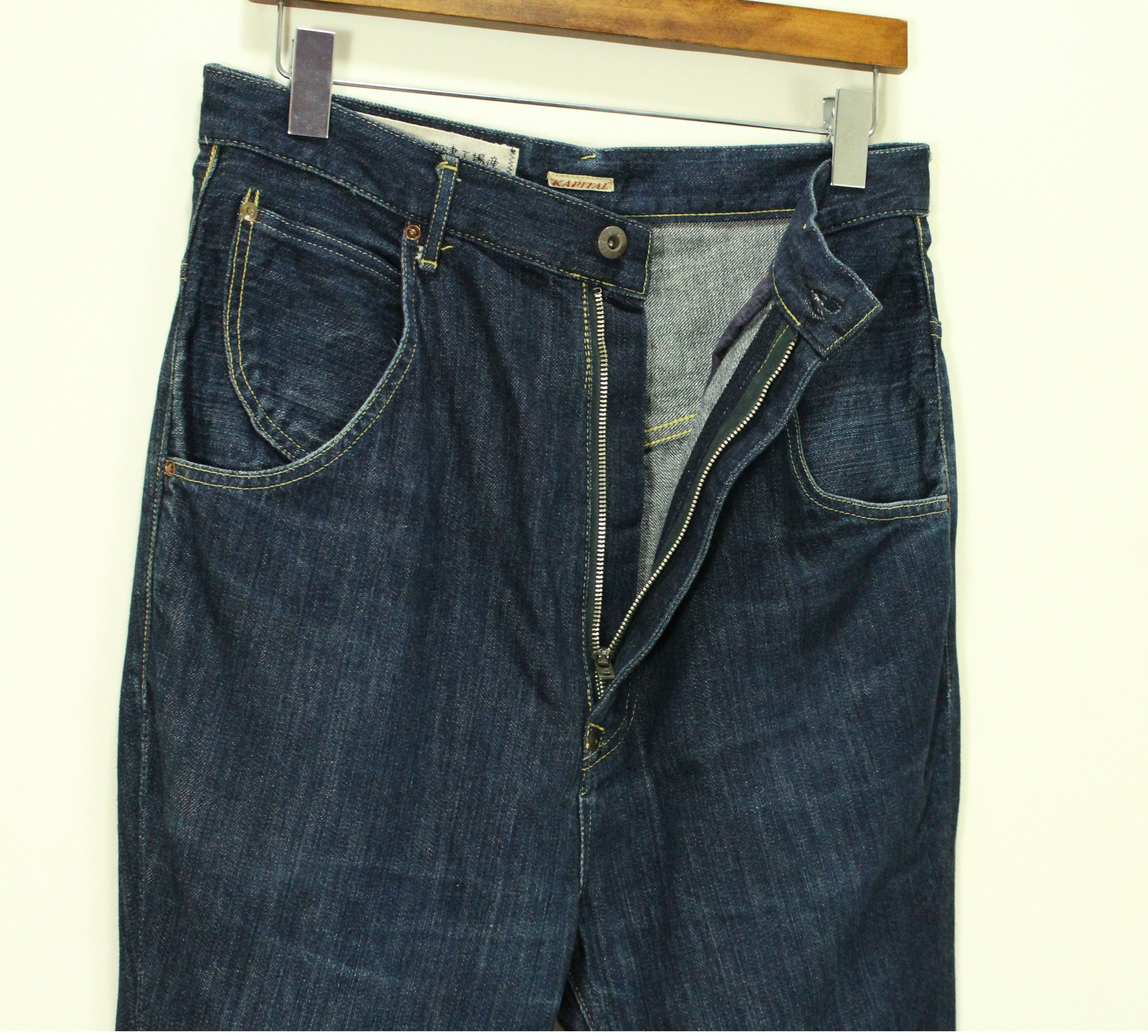 Kapital KAPITAL Denim Pants Jeans No2 Drop Crotch Kapital Klown Size US 30 / EU 46 - 13 Thumbnail