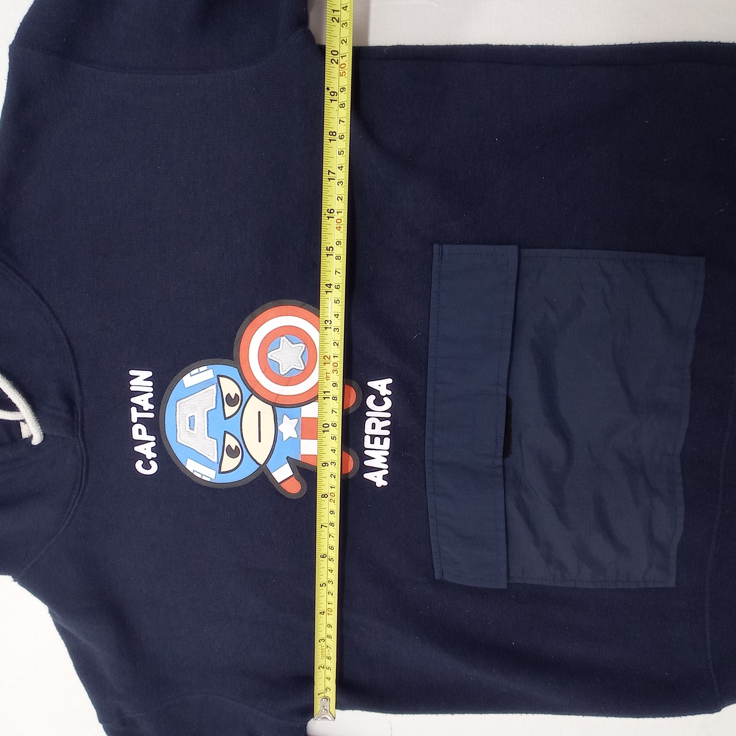 Marvel Comics Marvel Captain America Bag Pocket Hoodie Sweatshirts Size US M / EU 48-50 / 2 - 7 Thumbnail