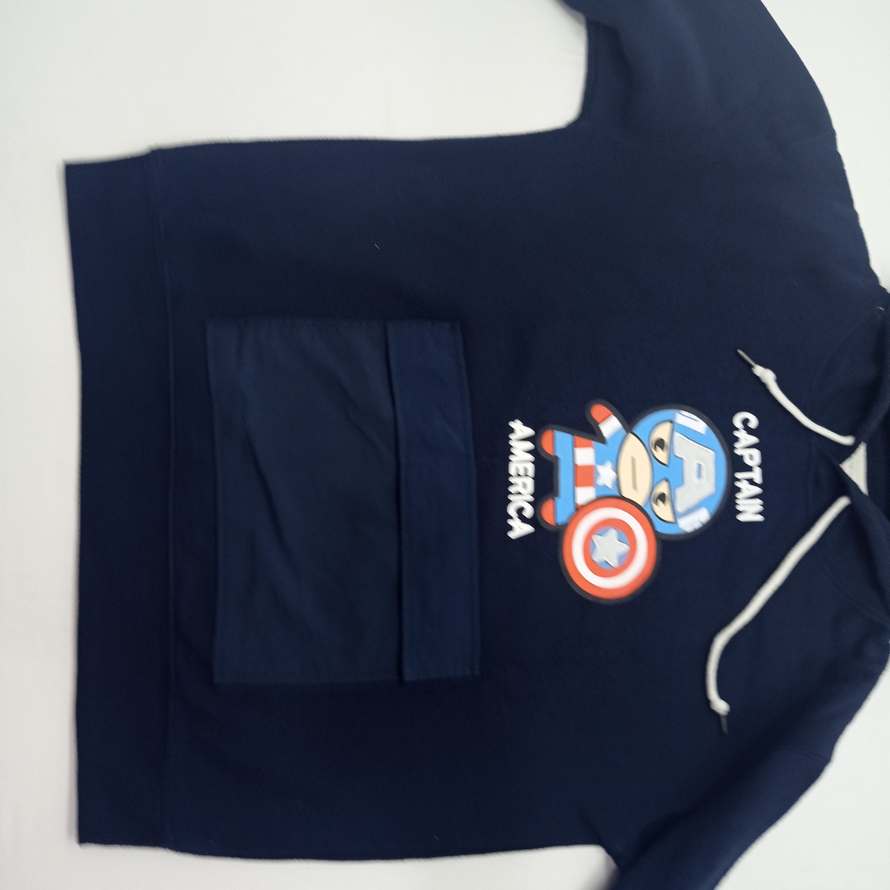 Marvel Comics Marvel Captain America Bag Pocket Hoodie Sweatshirts Size US M / EU 48-50 / 2 - 12 Thumbnail