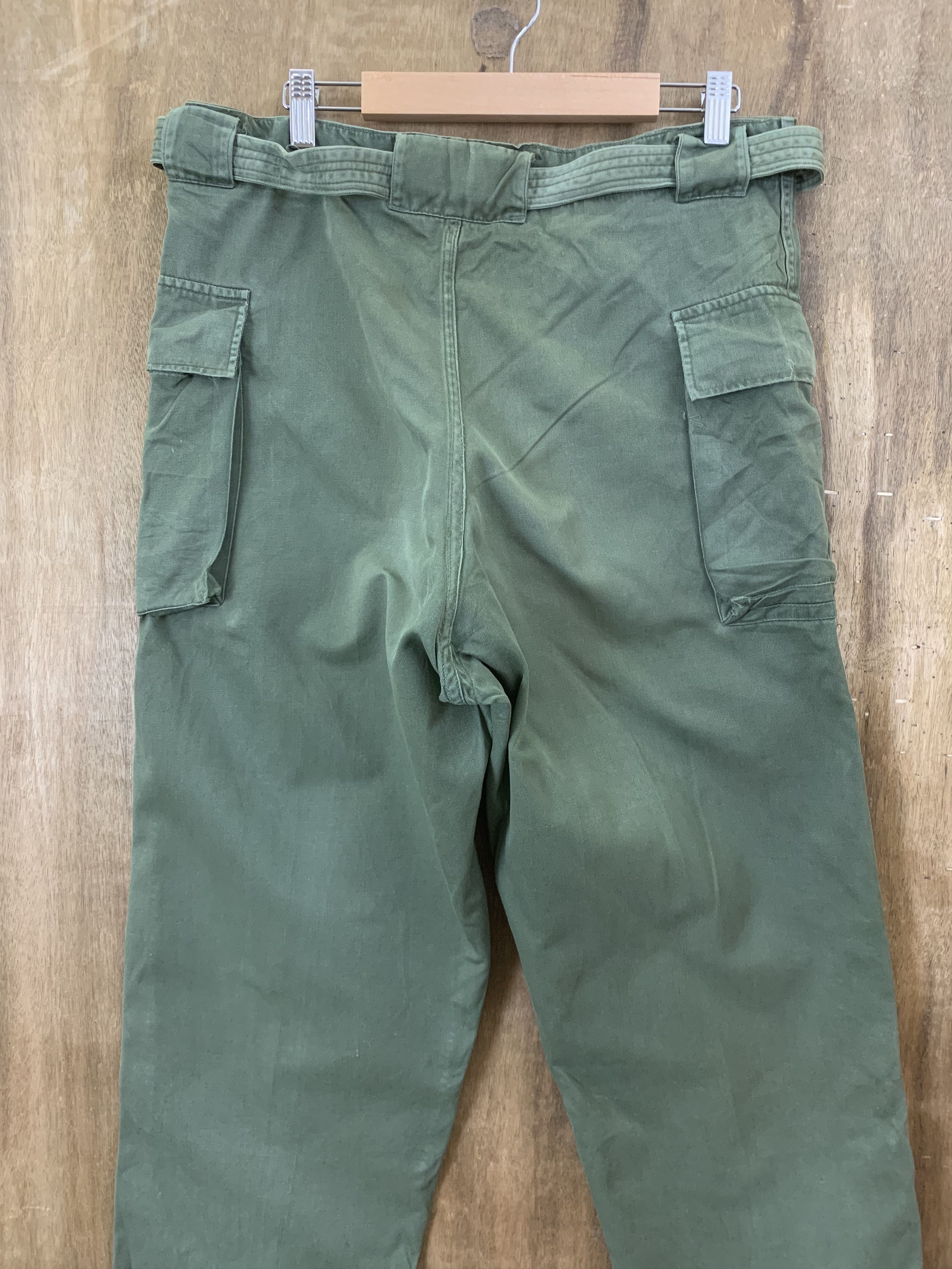 Japanese Brand Vintage Pants 90's Double Knee Streetwear Style With Belt Size US 32 / EU 48 - 10 Thumbnail