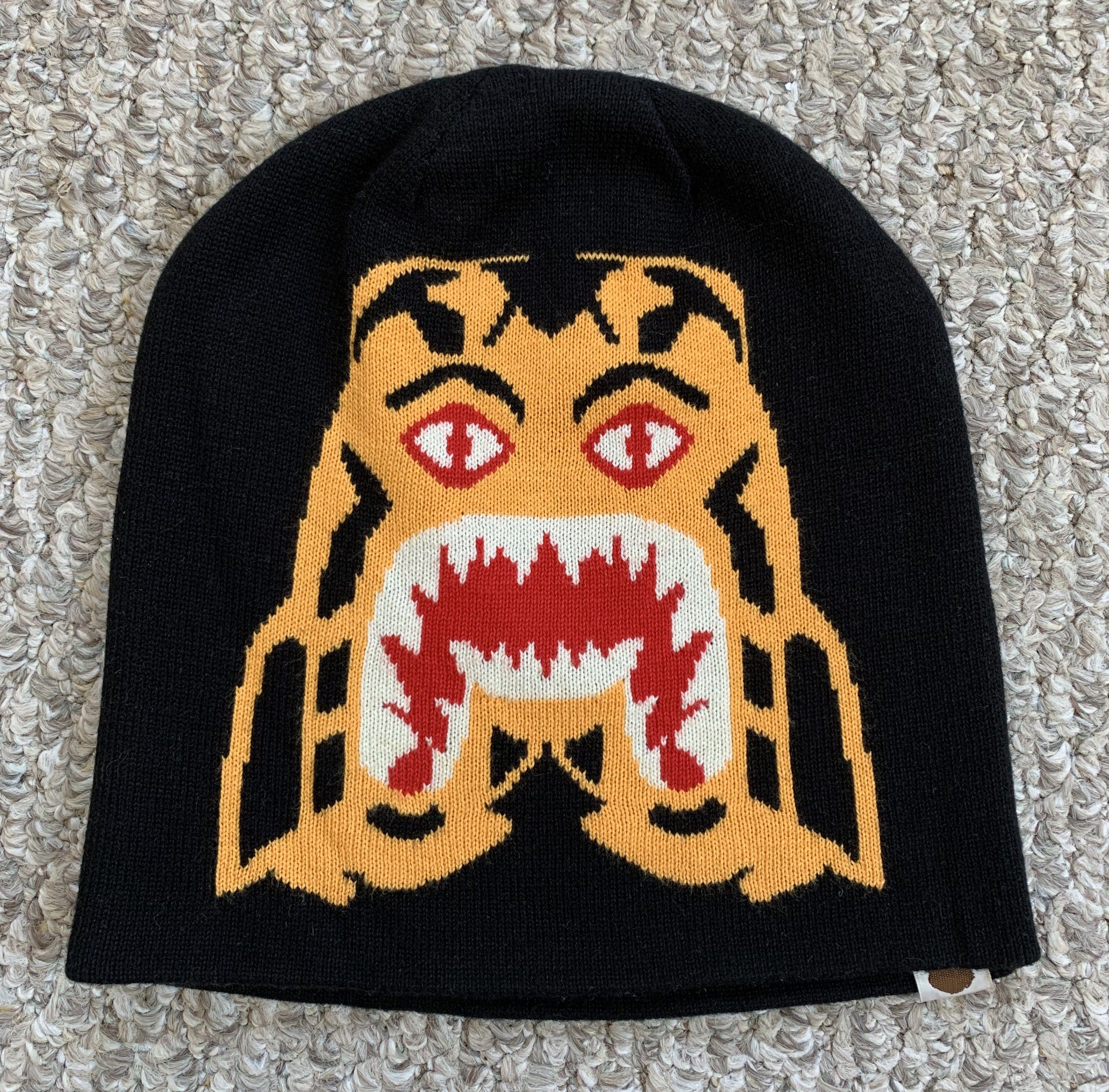 Bape OG Bape Tiger Beanie Size ONE SIZE - 1 Thumbnail