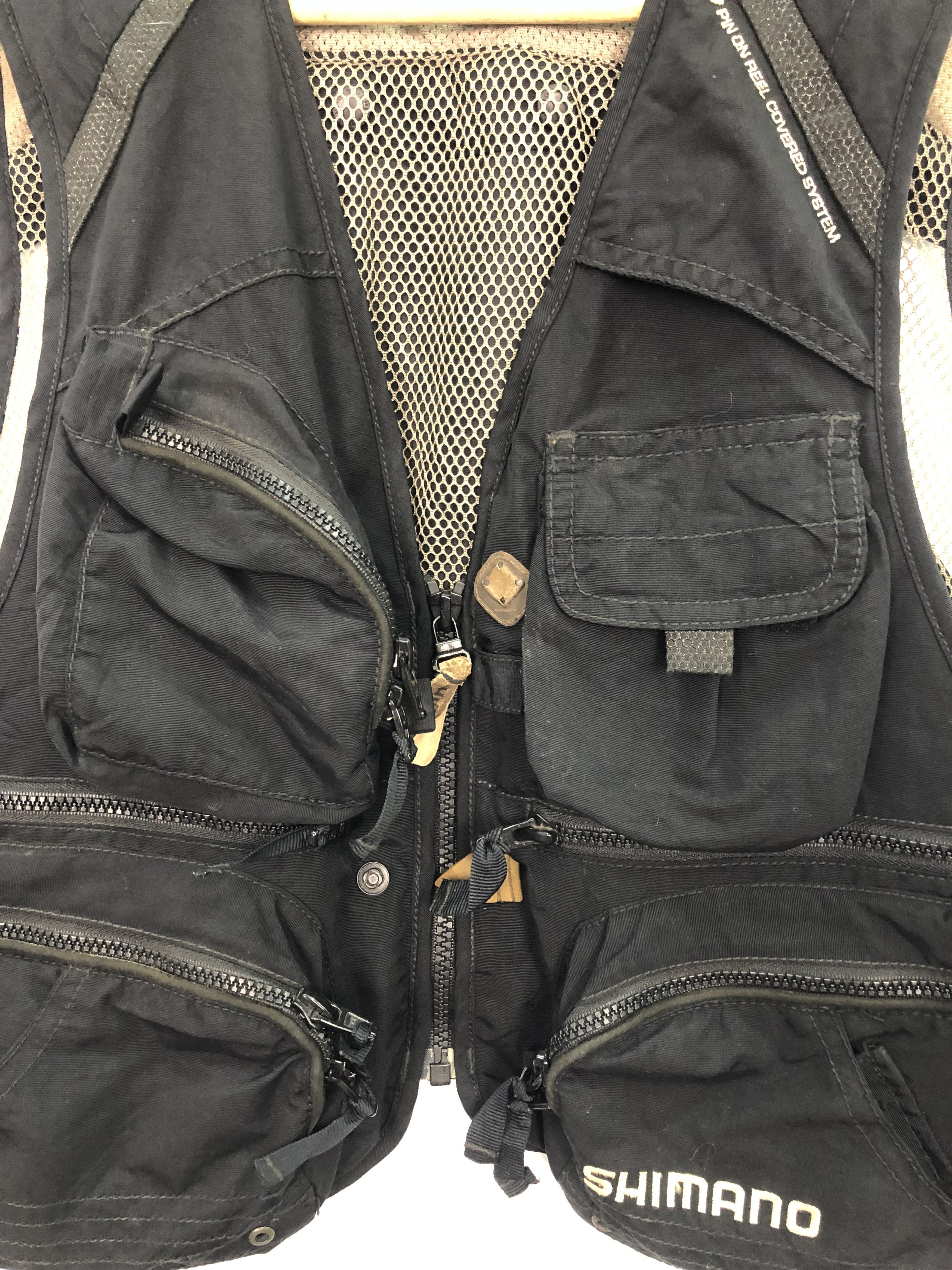 Japanese Brand Shimano Tactical vest Fishing Vest Wear J0189 Size 40L - 6 Thumbnail
