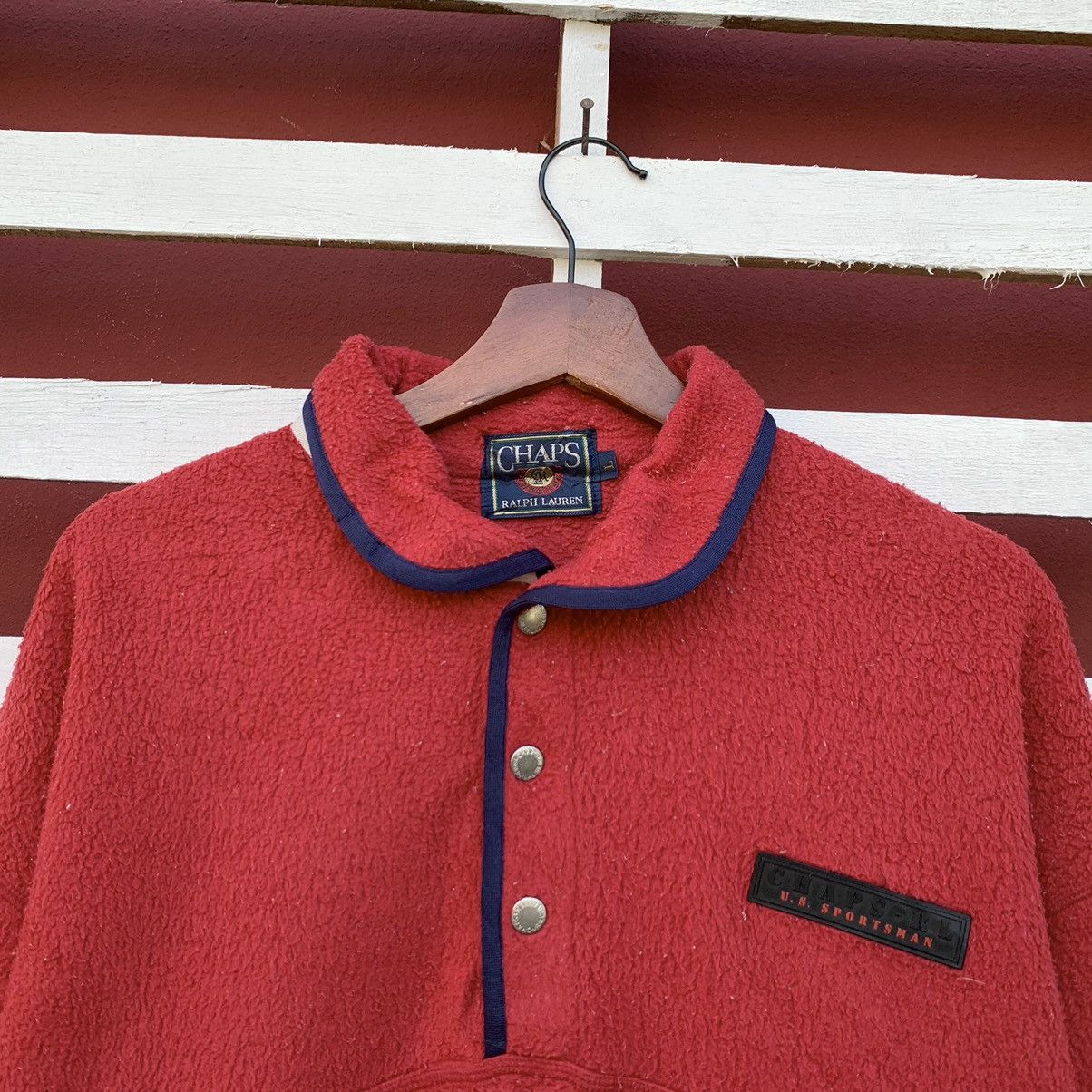 Chaps Ralph Lauren Chaps Ralph Lauren Us Sportsman Fleece Jacket Size US L / EU 52-54 / 3 - 3 Thumbnail