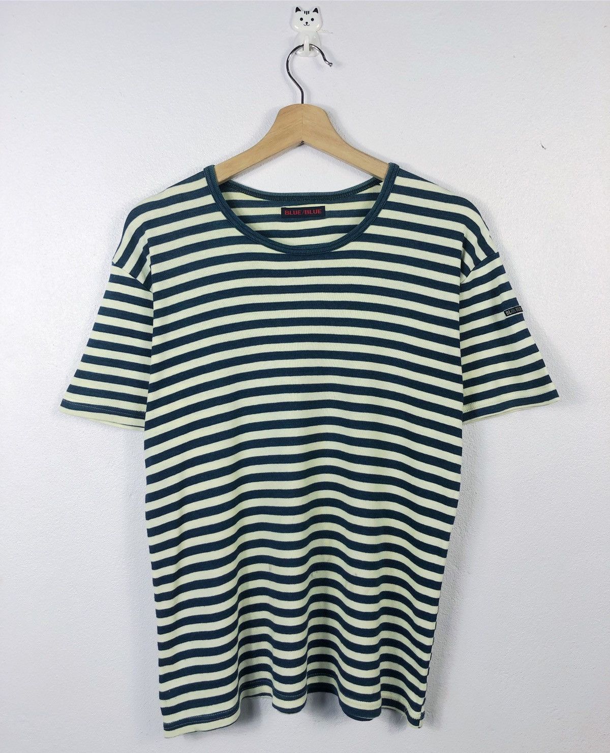Blue Blue Japan Rare Blue Blue Japan Stripes Tee Size US M / EU 48-50 / 2 - 1 Thumbnail