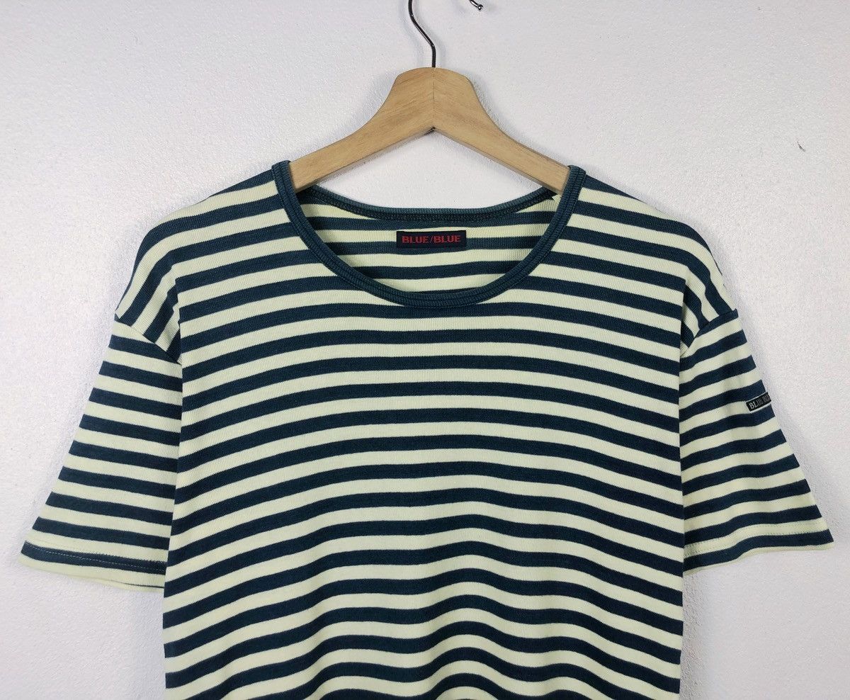 Blue Blue Japan Rare Blue Blue Japan Stripes Tee Size US M / EU 48-50 / 2 - 2 Thumbnail