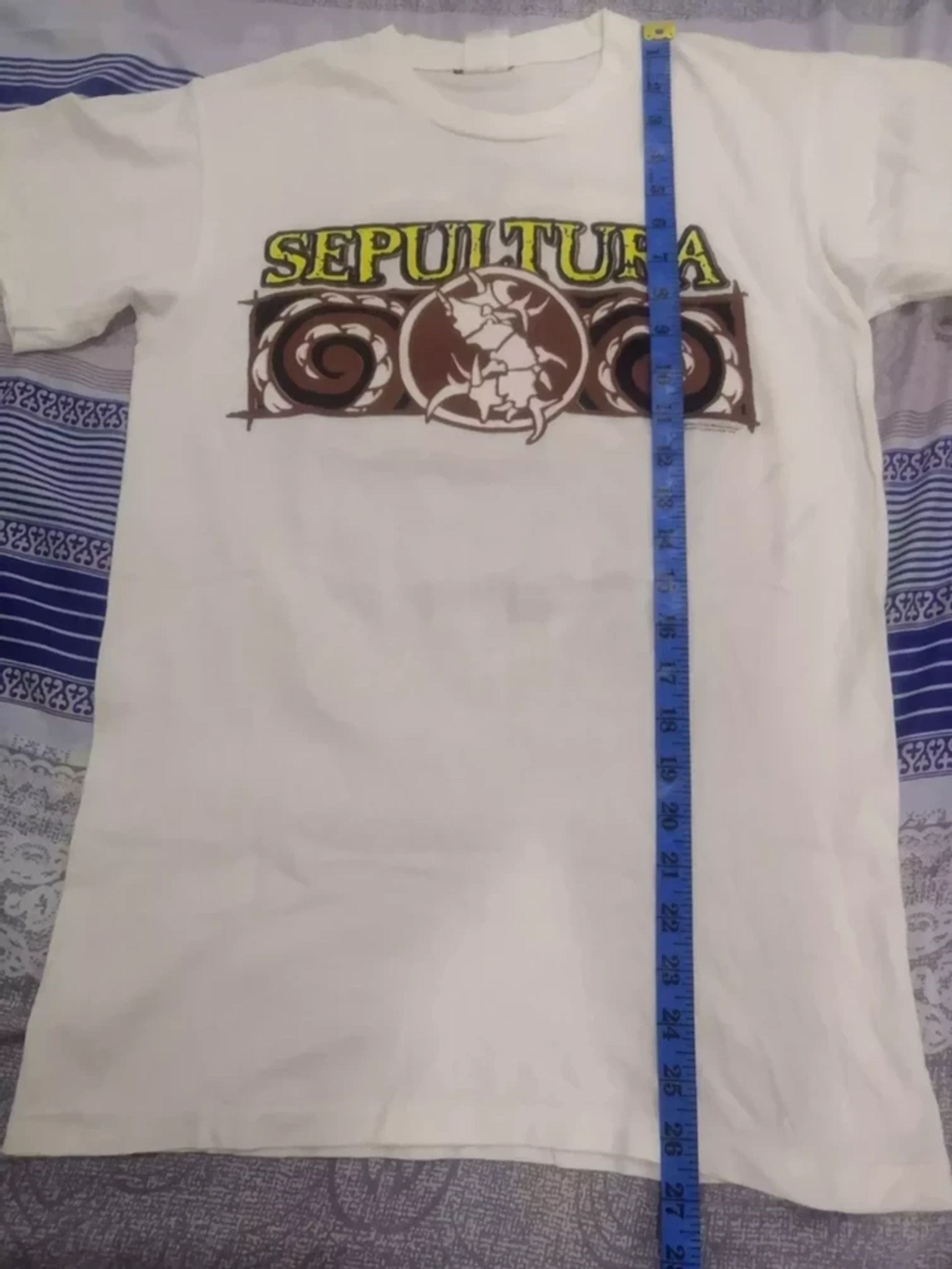 Band Tees Vintage 90's Sepultura Against Band Shirt Promo Death Metal Size US S / EU 44-46 / 1 - 5 Thumbnail