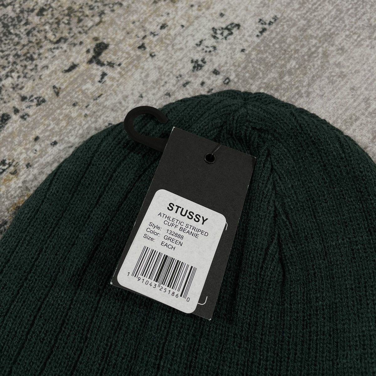 Vintage Stripe Stussy Beanie - Green (OS) Size ONE SIZE - 2 Thumbnail