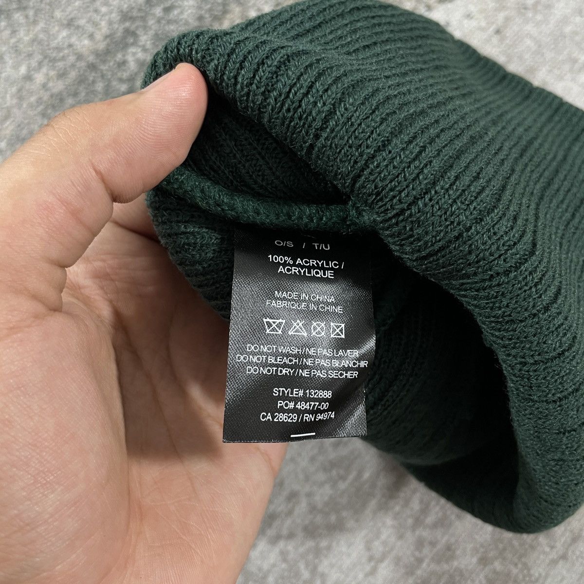 Vintage Stripe Stussy Beanie - Green (OS) Size ONE SIZE - 4 Thumbnail