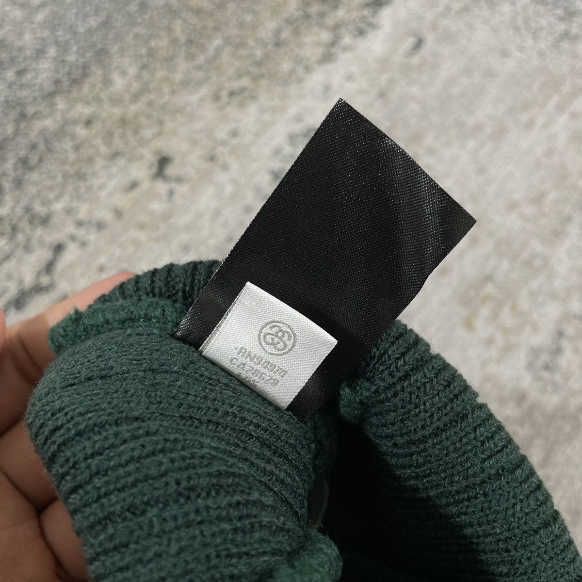 Vintage Stripe Stussy Beanie - Green (OS) Size ONE SIZE - 5 Thumbnail