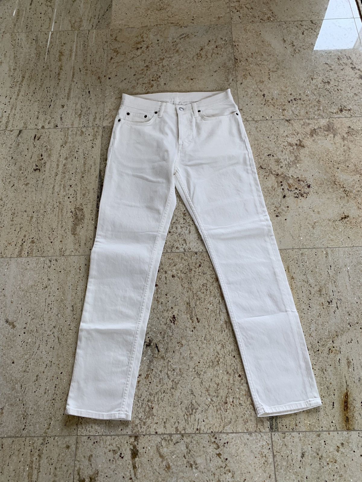 image of 29 X 34 River Denim In White, Men's