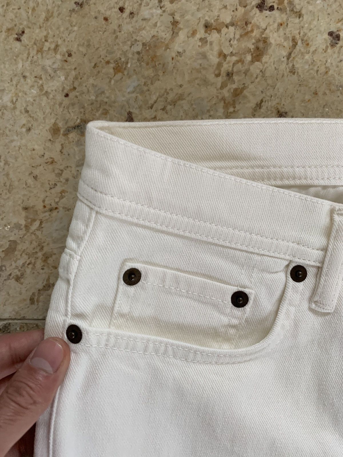 Acne Studios 29 x 34 River Denim in White Size US 29 - 7 Thumbnail