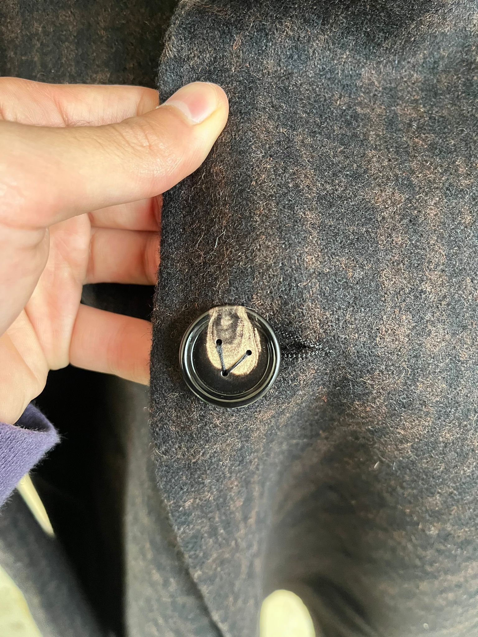 Bottega Veneta Double Face Wool Check Coat in Brown / Black Size US M / EU 48-50 / 2 - 13 Thumbnail