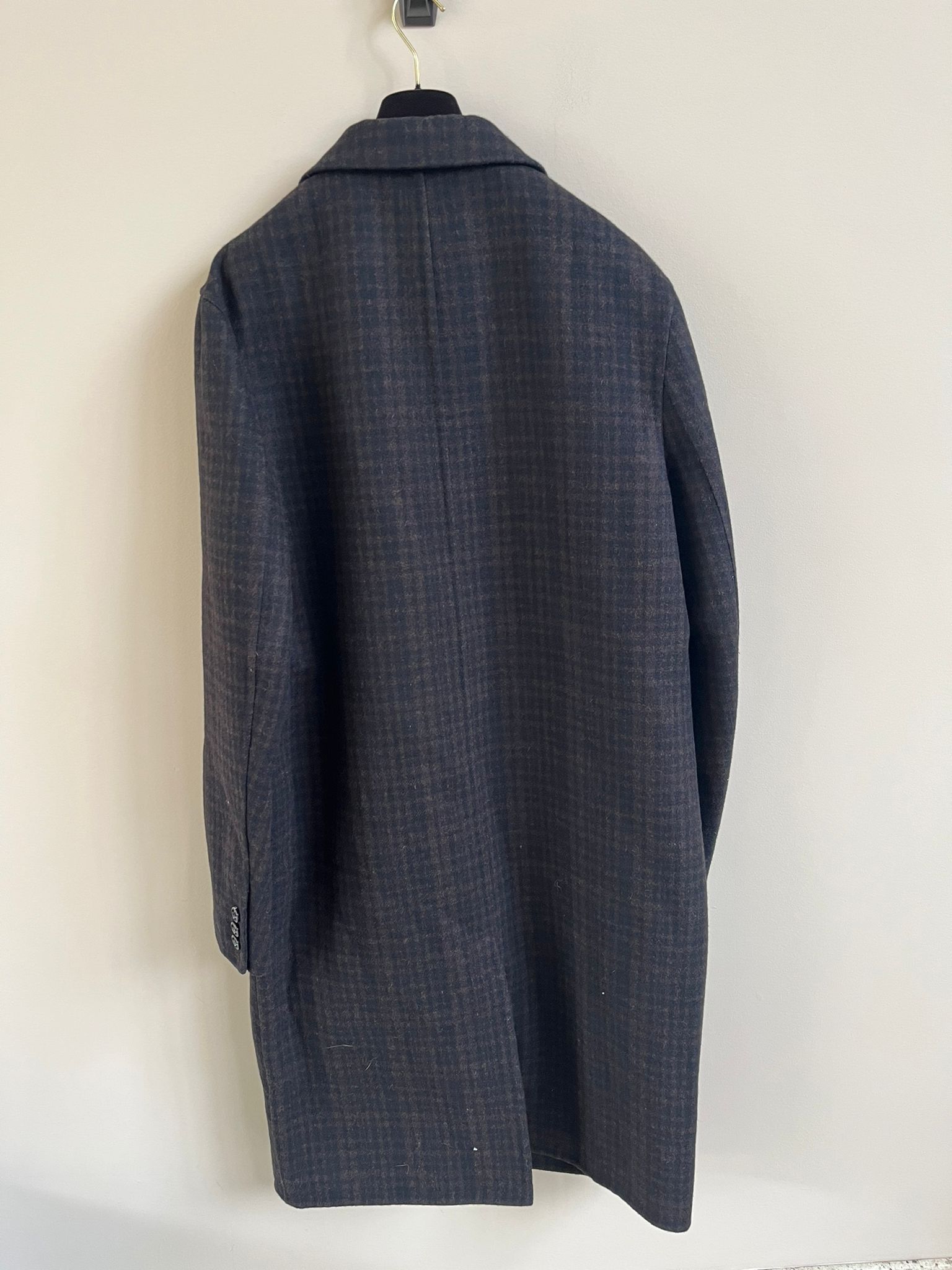 Bottega Veneta Double Face Wool Check Coat in Brown / Black Size US M / EU 48-50 / 2 - 17 Thumbnail