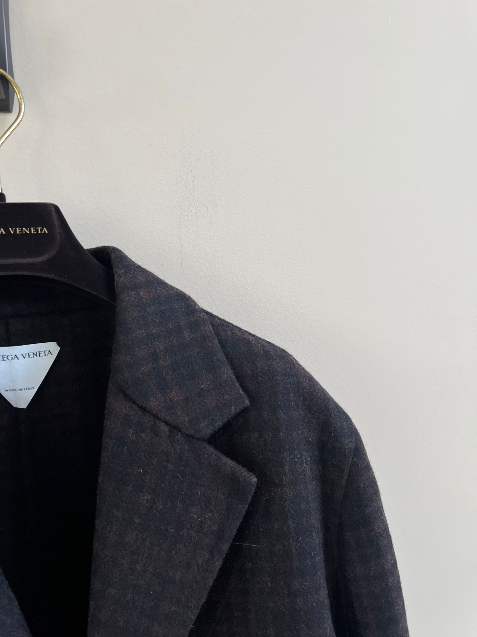 Bottega Veneta Double Face Wool Check Coat in Brown / Black Size US M / EU 48-50 / 2 - 10 Thumbnail