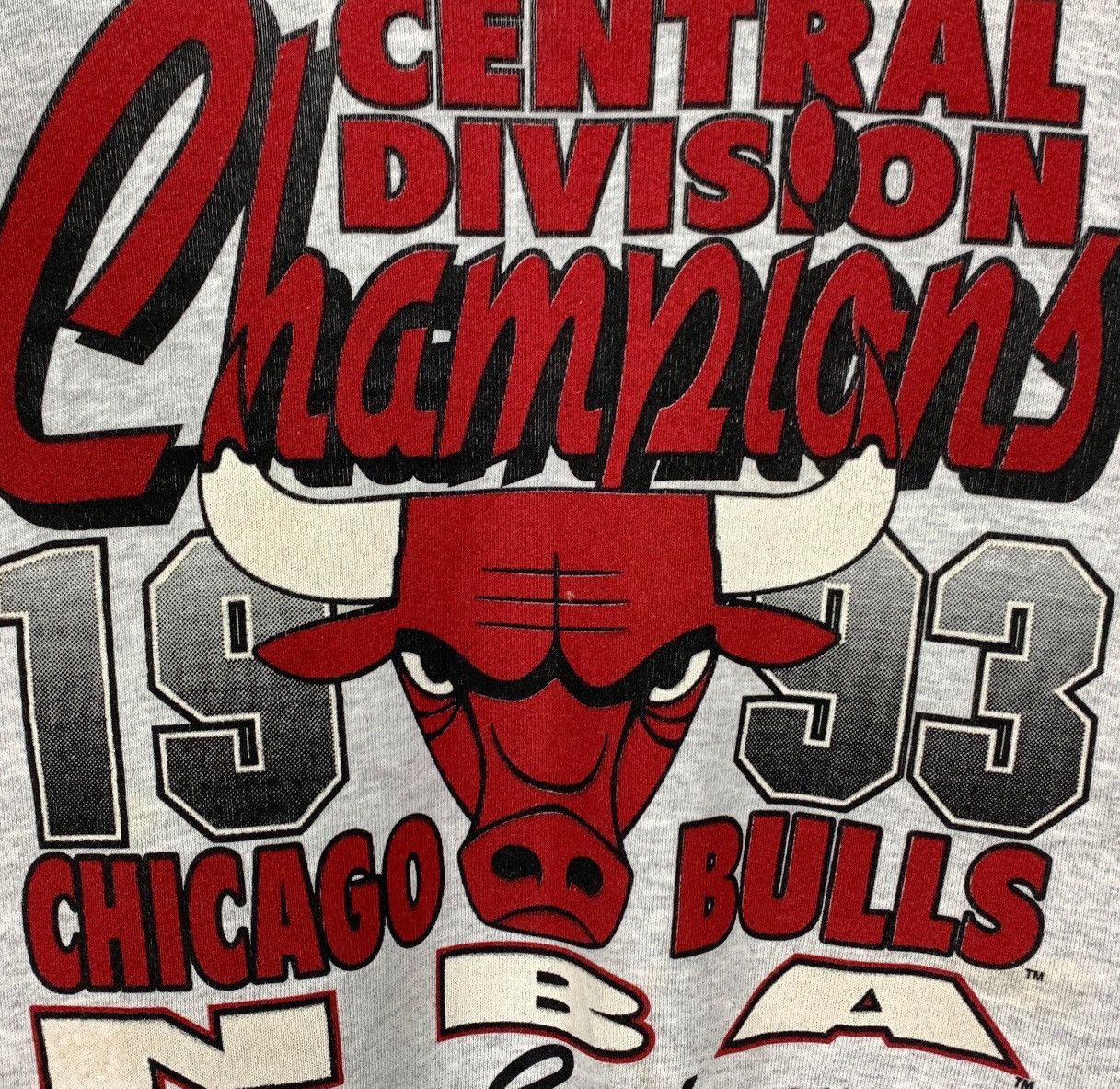 NBA Rare! Central Division Champions 1993 Chicago Bulls Basket Size US L / EU 52-54 / 3 - 5 Thumbnail