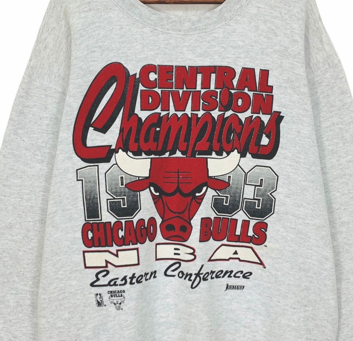 NBA Rare! Central Division Champions 1993 Chicago Bulls Basket Size US L / EU 52-54 / 3 - 4 Thumbnail
