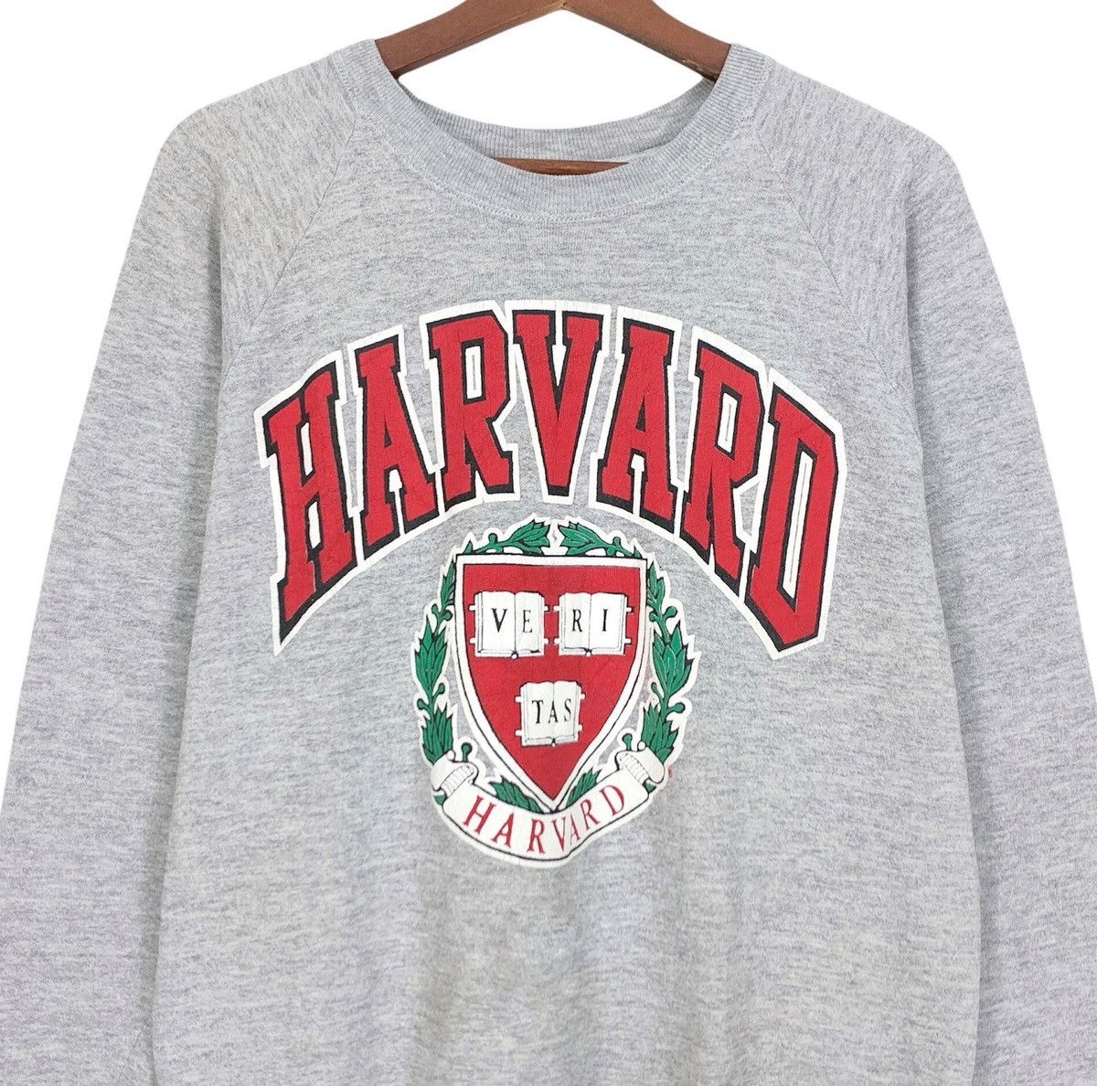 Vintage Vintage 1980s Harvard University CrewNeck Sweatshirt Biglogo Size US M / EU 48-50 / 2 - 4 Thumbnail