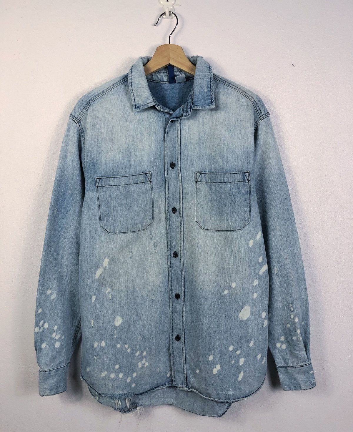 H&M Rare H&M Denim Painter Shirt Size US S / EU 44-46 / 1 - 1 Thumbnail