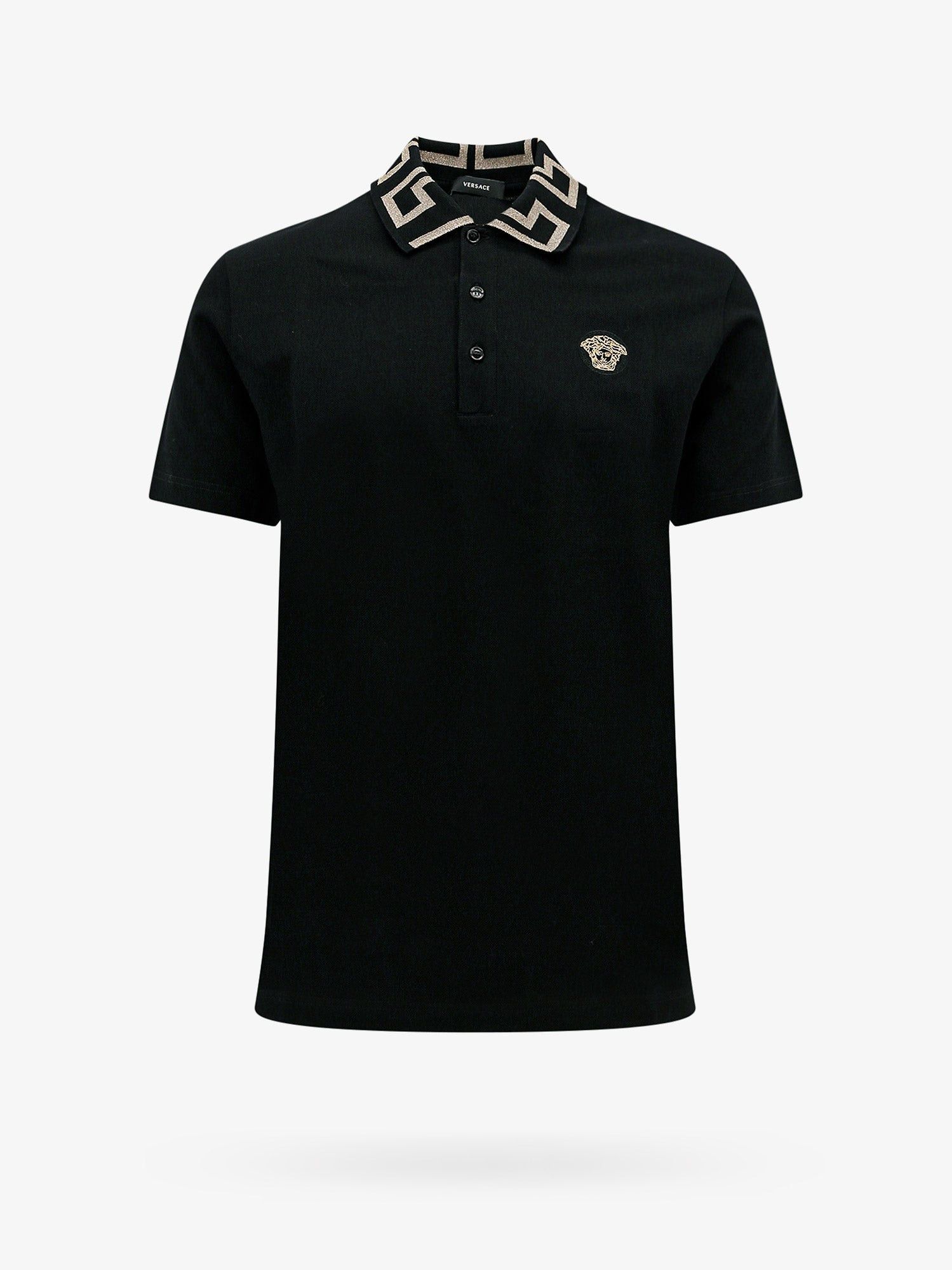 Versace Polo Shirt Man Black Polo Shirts Grailed