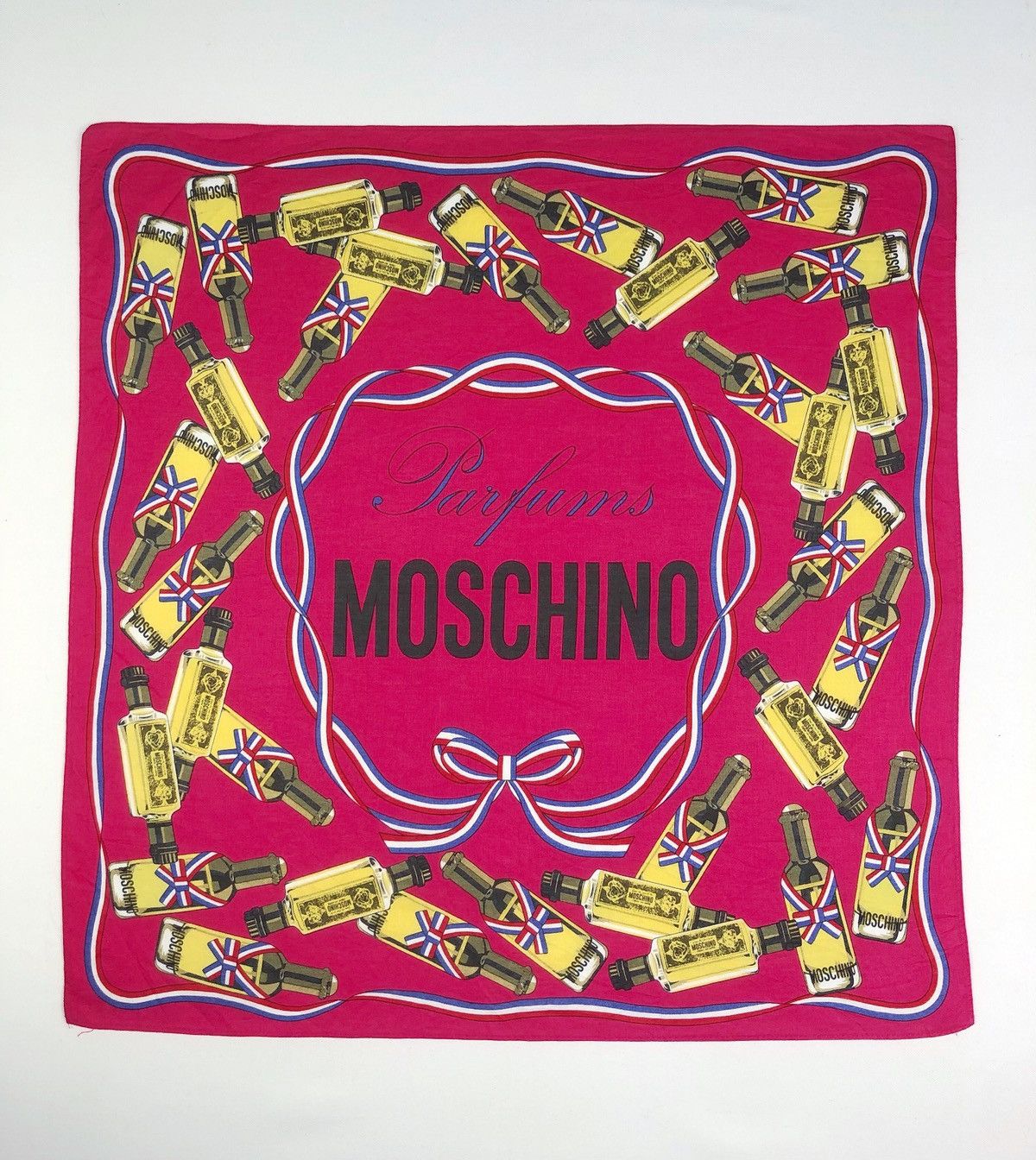 Moschino Rare Moschino Parfums Bandana Handkerchief Size ONE SIZE - 1 Thumbnail