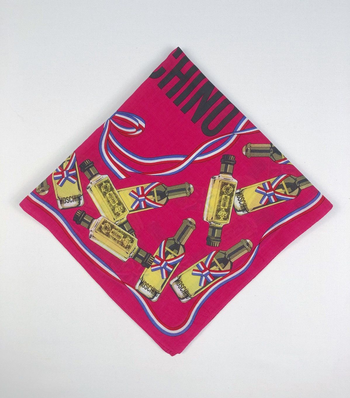 Moschino Rare Moschino Parfums Bandana Handkerchief Size ONE SIZE - 5 Thumbnail