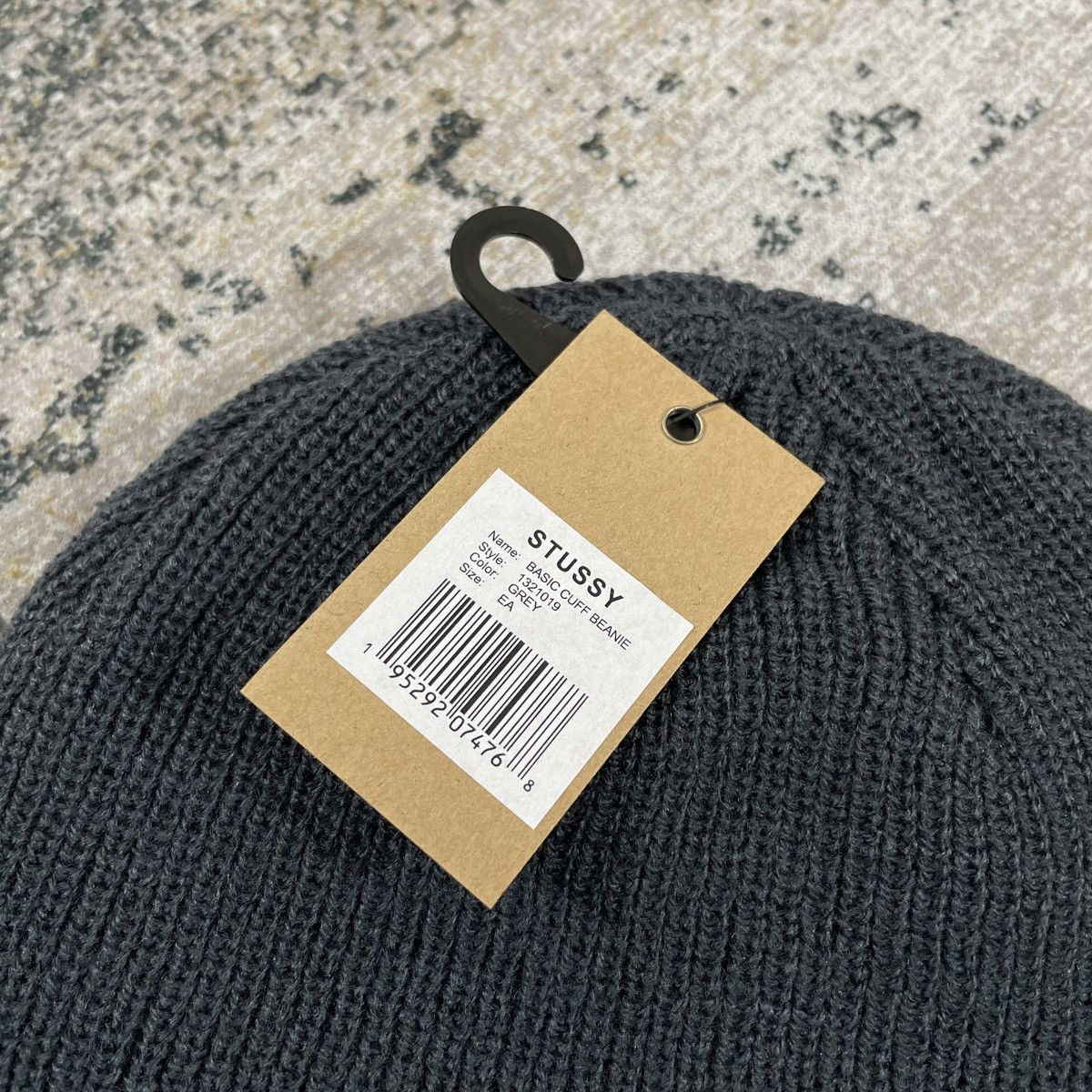 Other Stussy Beanie Basic Logo - Grey Size ONE SIZE - 2 Thumbnail