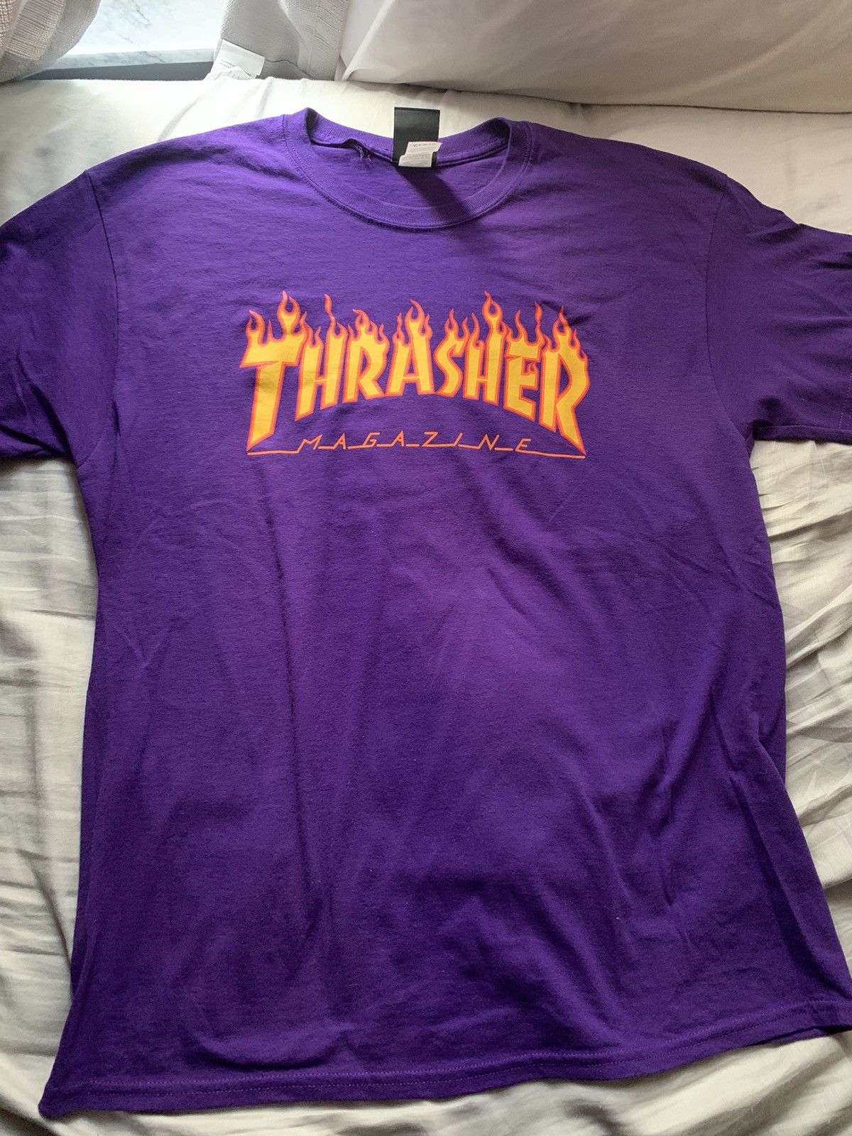 Thrasher Purple thrasher shirt | Grailed