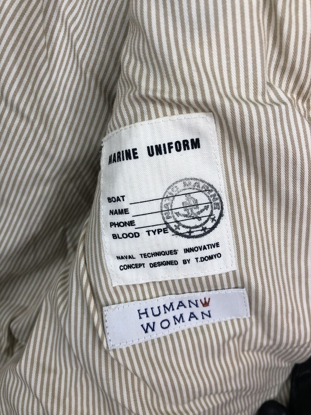 Japanese Brand Japanese Brand Human Woman Marine Uniform Wool Duffel Coat Size US M / EU 48-50 / 2 - 12 Thumbnail