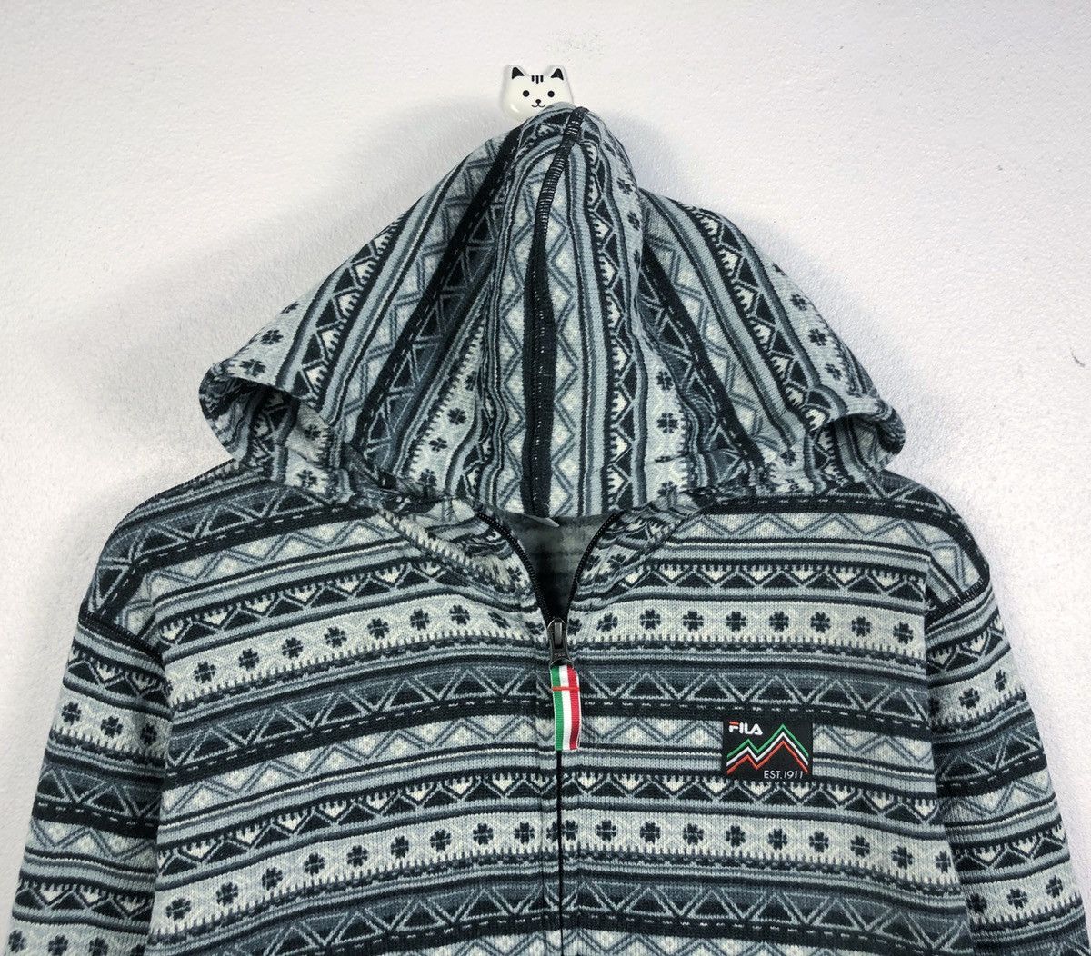 Fila Rare Fila Nice Design Hoodie Size US L / EU 52-54 / 3 - 2 Thumbnail