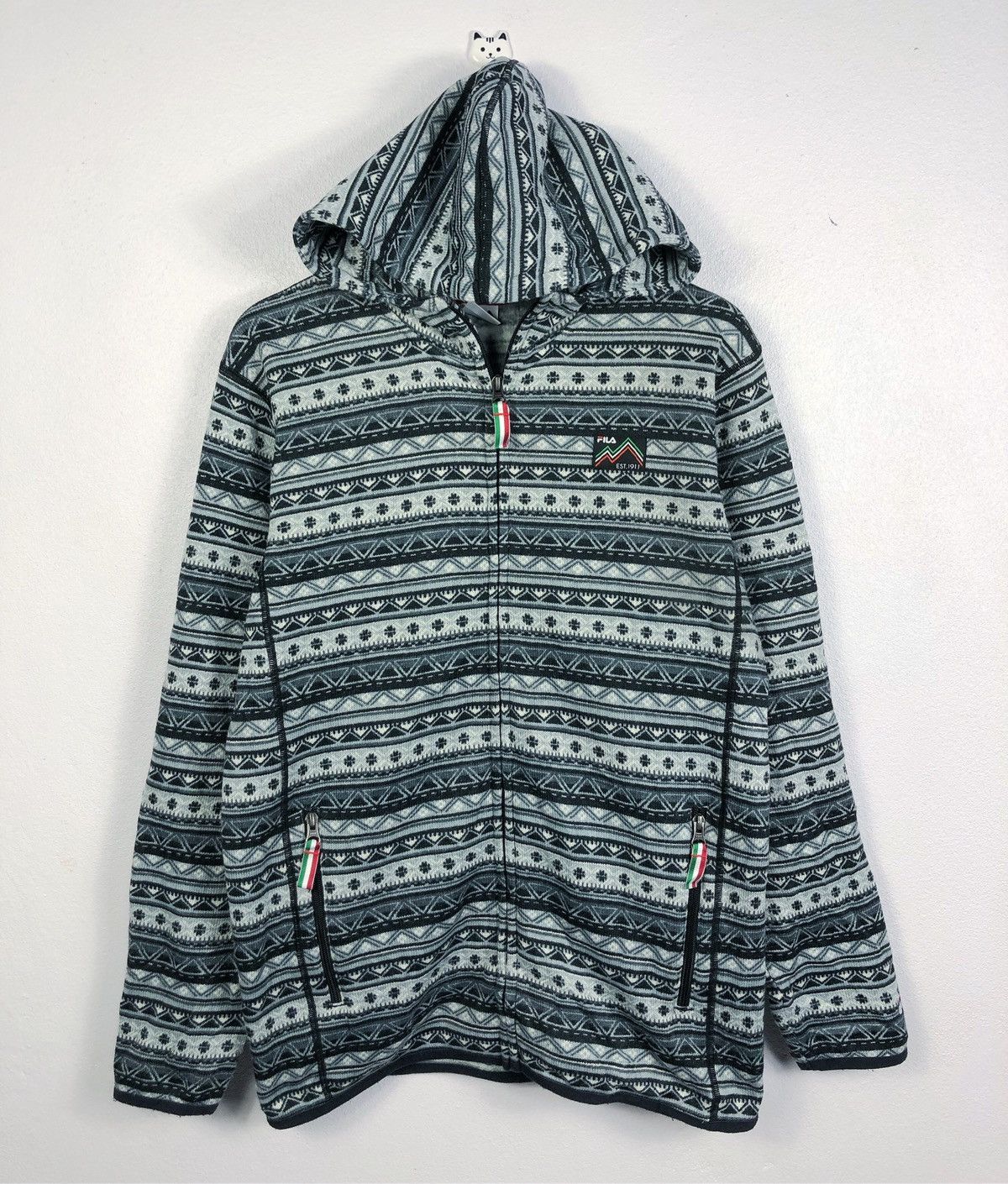 Fila Rare Fila Nice Design Hoodie Size US L / EU 52-54 / 3 - 1 Thumbnail
