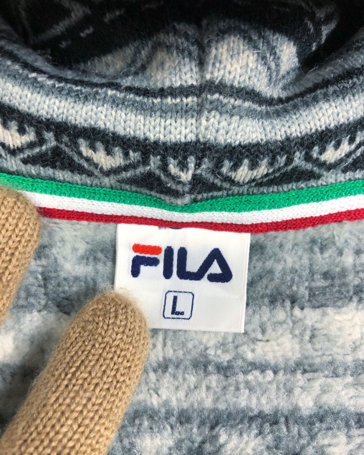 Fila Rare Fila Nice Design Hoodie Size US L / EU 52-54 / 3 - 9 Thumbnail
