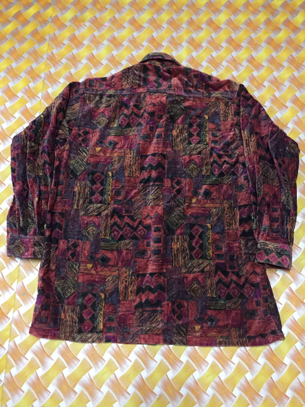 Valentino × Vintage Calro Valentino Abstract Pattern Shirt Size US M / EU 48-50 / 2 - 4 Thumbnail
