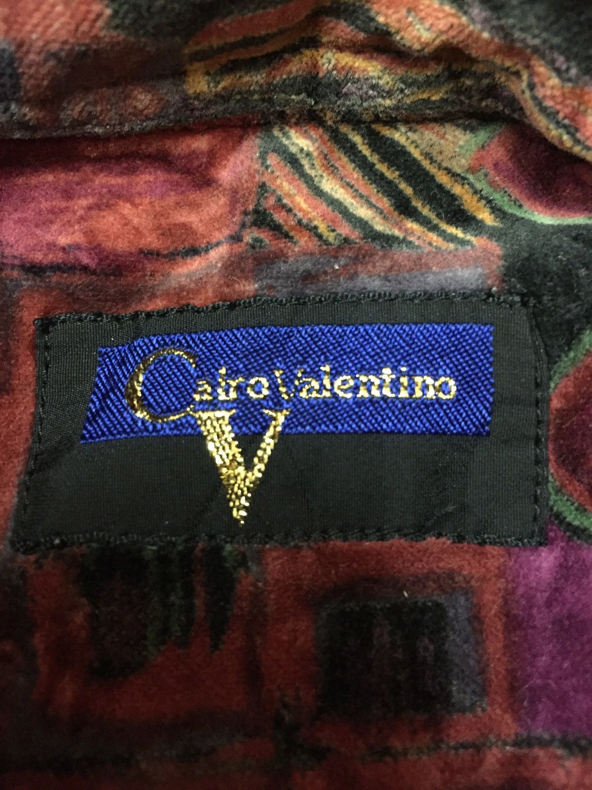 Valentino × Vintage Calro Valentino Abstract Pattern Shirt Size US M / EU 48-50 / 2 - 2 Thumbnail