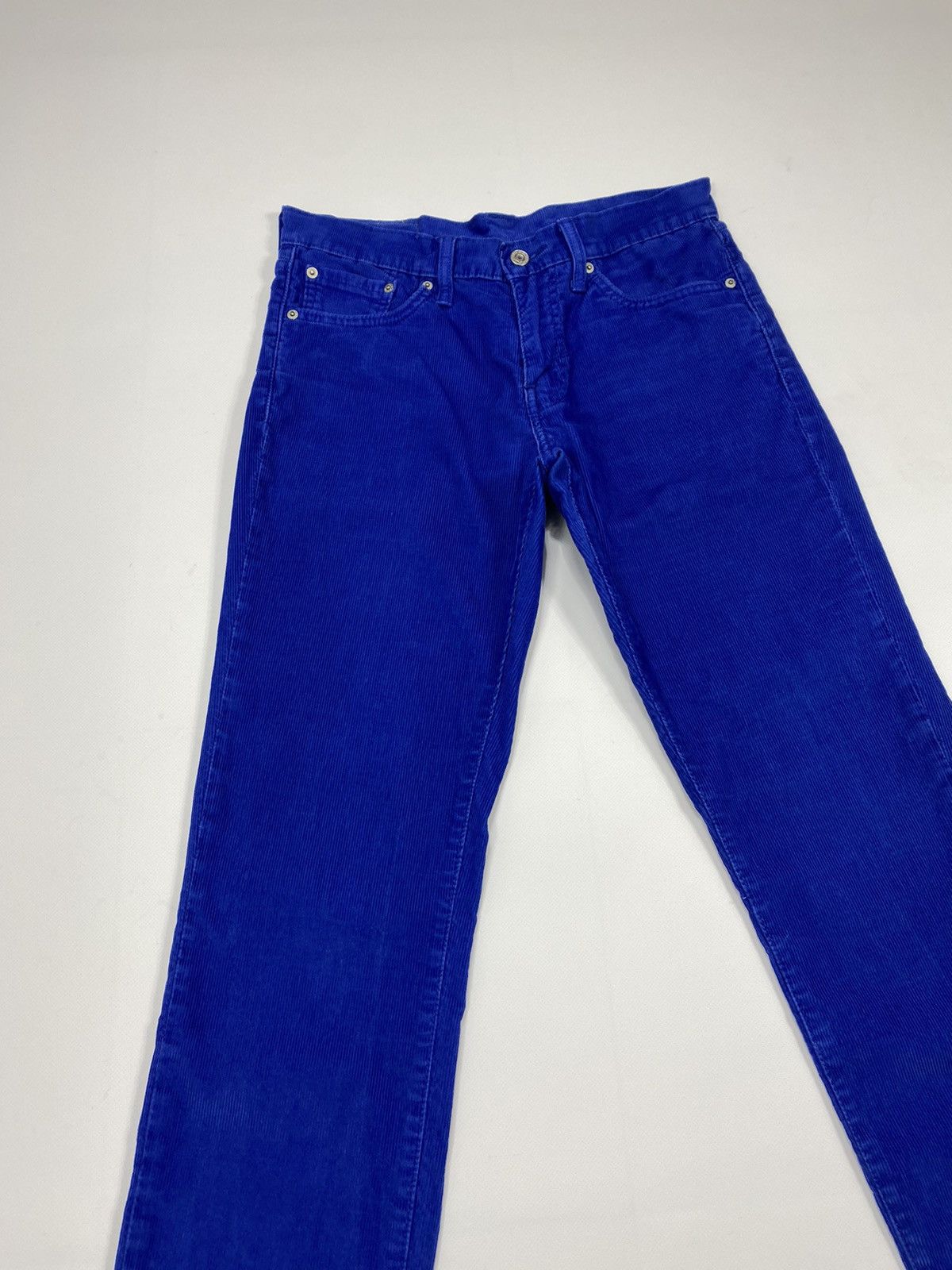 Levi's 🔥LASTDROP🔥 511 Corduroy Electric Blue Velvet Casual Pants Size US 30 / EU 46 - 5 Thumbnail