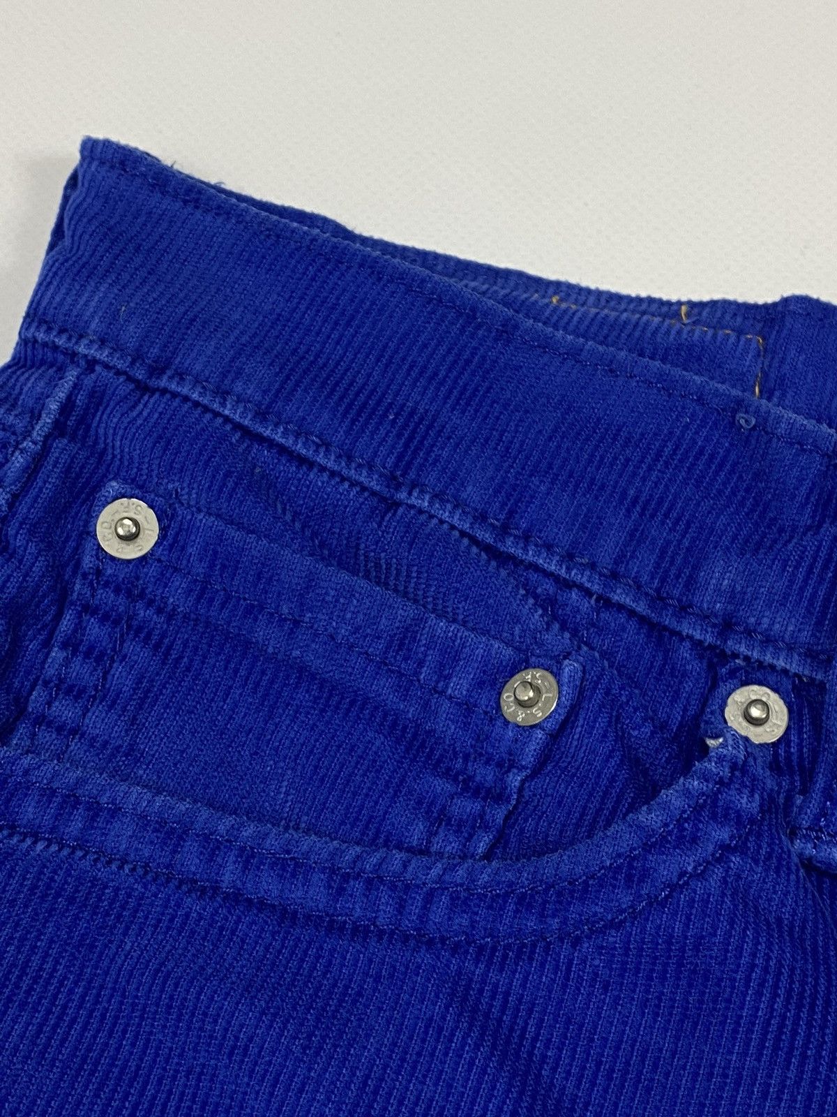 Levi's 🔥LASTDROP🔥 511 Corduroy Electric Blue Velvet Casual Pants Size US 30 / EU 46 - 8 Thumbnail