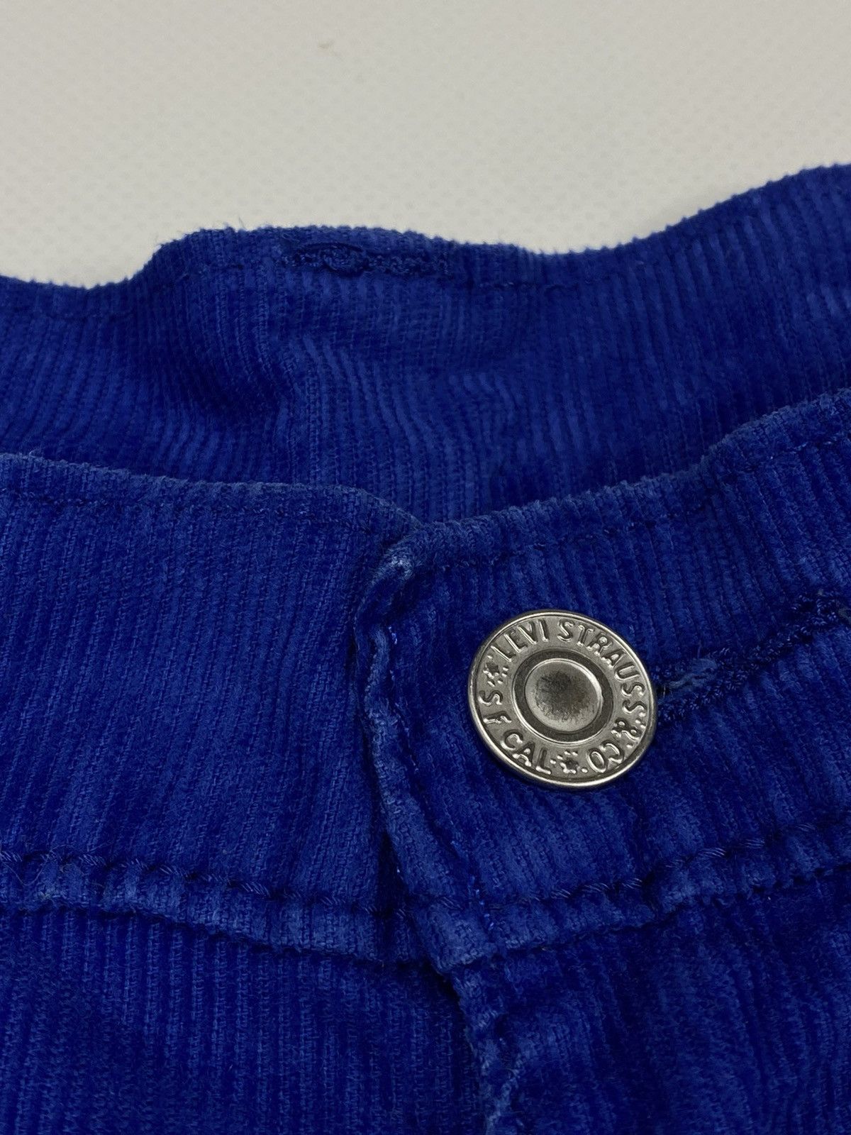 Levi's 🔥LASTDROP🔥 511 Corduroy Electric Blue Velvet Casual Pants Size US 30 / EU 46 - 7 Thumbnail