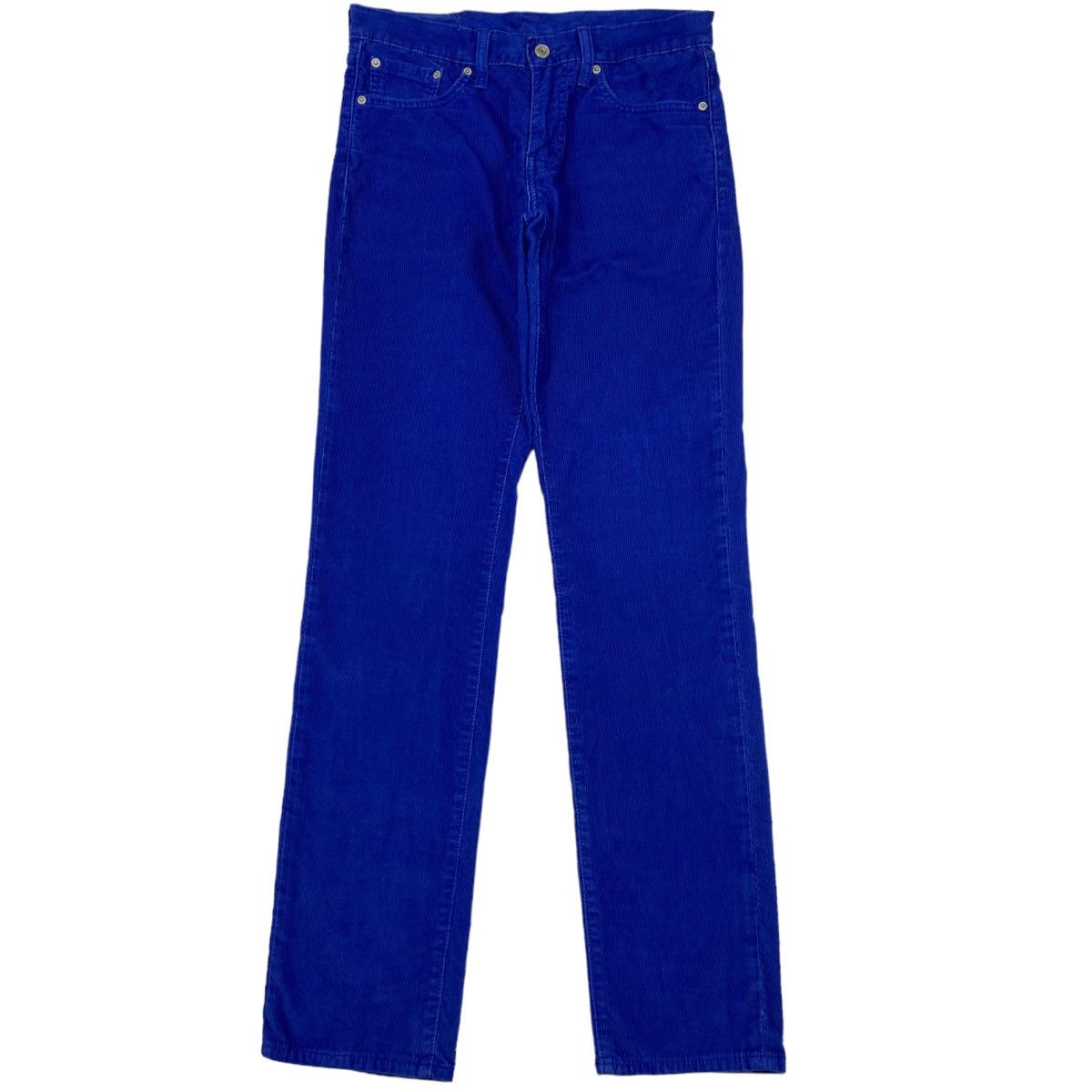 Levi's 🔥LASTDROP🔥 511 Corduroy Electric Blue Velvet Casual Pants Size US 30 / EU 46 - 2 Thumbnail