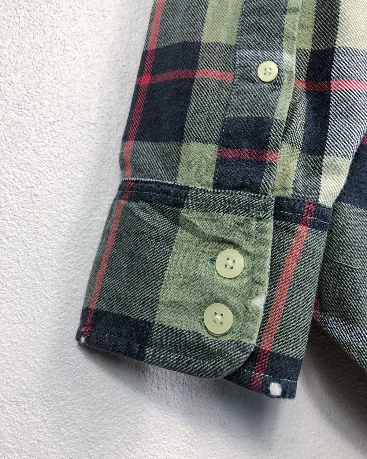 Japanese Brand Rare Vintage Back Number Japan Checkered Flannel Shirt Size US M / EU 48-50 / 2 - 12 Thumbnail
