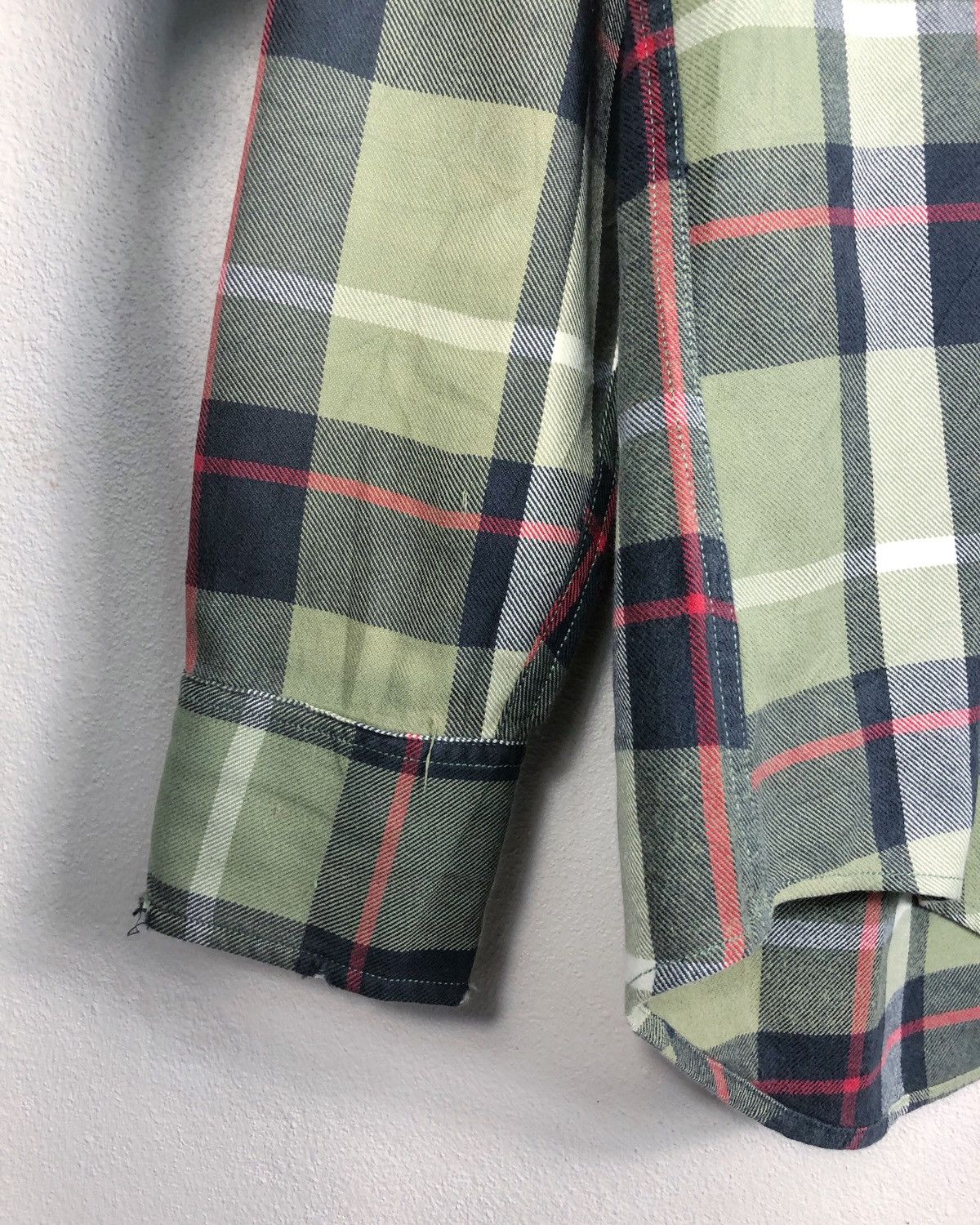 Japanese Brand Rare Vintage Back Number Japan Checkered Flannel Shirt Size US M / EU 48-50 / 2 - 5 Thumbnail