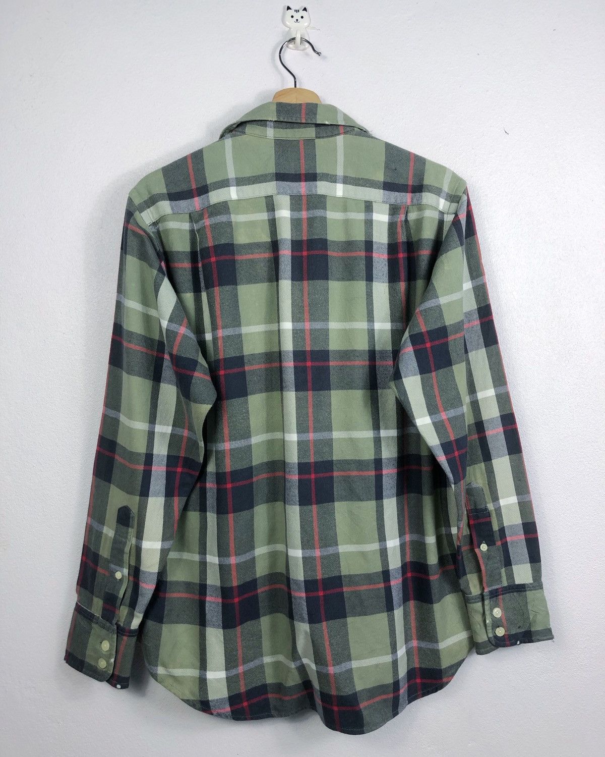Japanese Brand Rare Vintage Back Number Japan Checkered Flannel Shirt Size US M / EU 48-50 / 2 - 7 Thumbnail