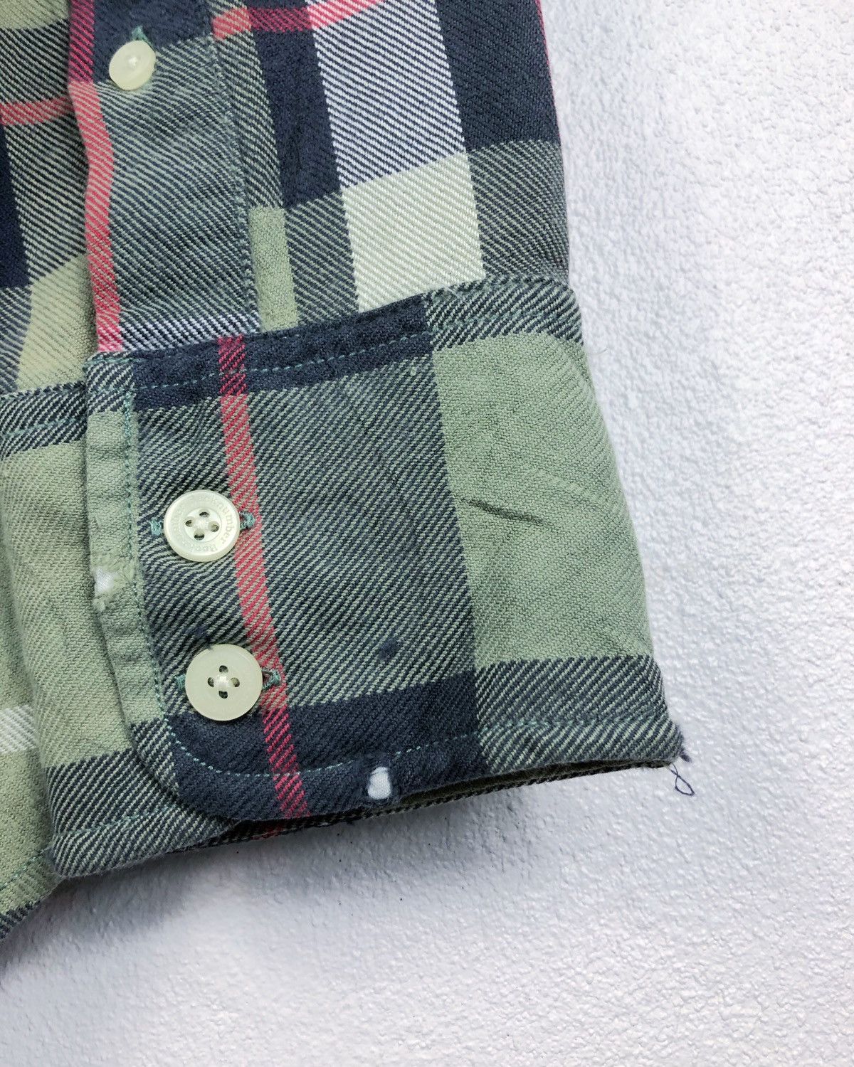 Japanese Brand Rare Vintage Back Number Japan Checkered Flannel Shirt Size US M / EU 48-50 / 2 - 13 Thumbnail