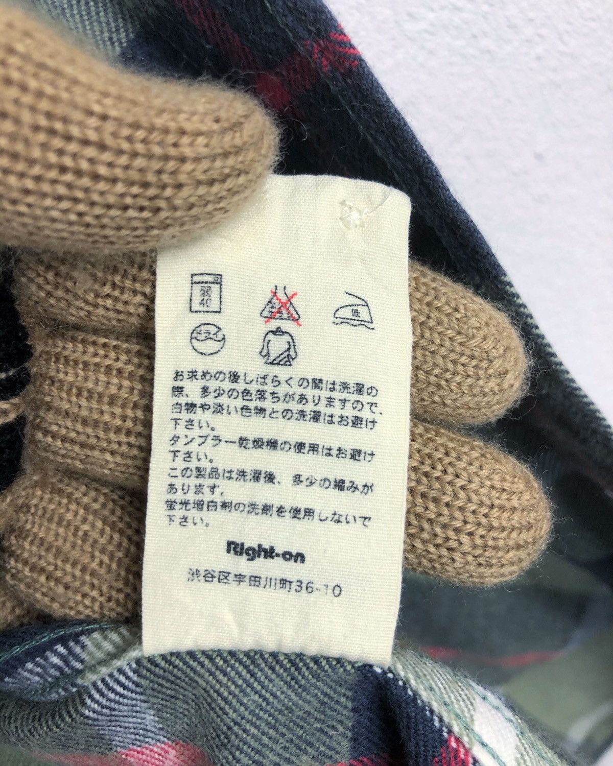 Japanese Brand Rare Vintage Back Number Japan Checkered Flannel Shirt Size US M / EU 48-50 / 2 - 10 Thumbnail