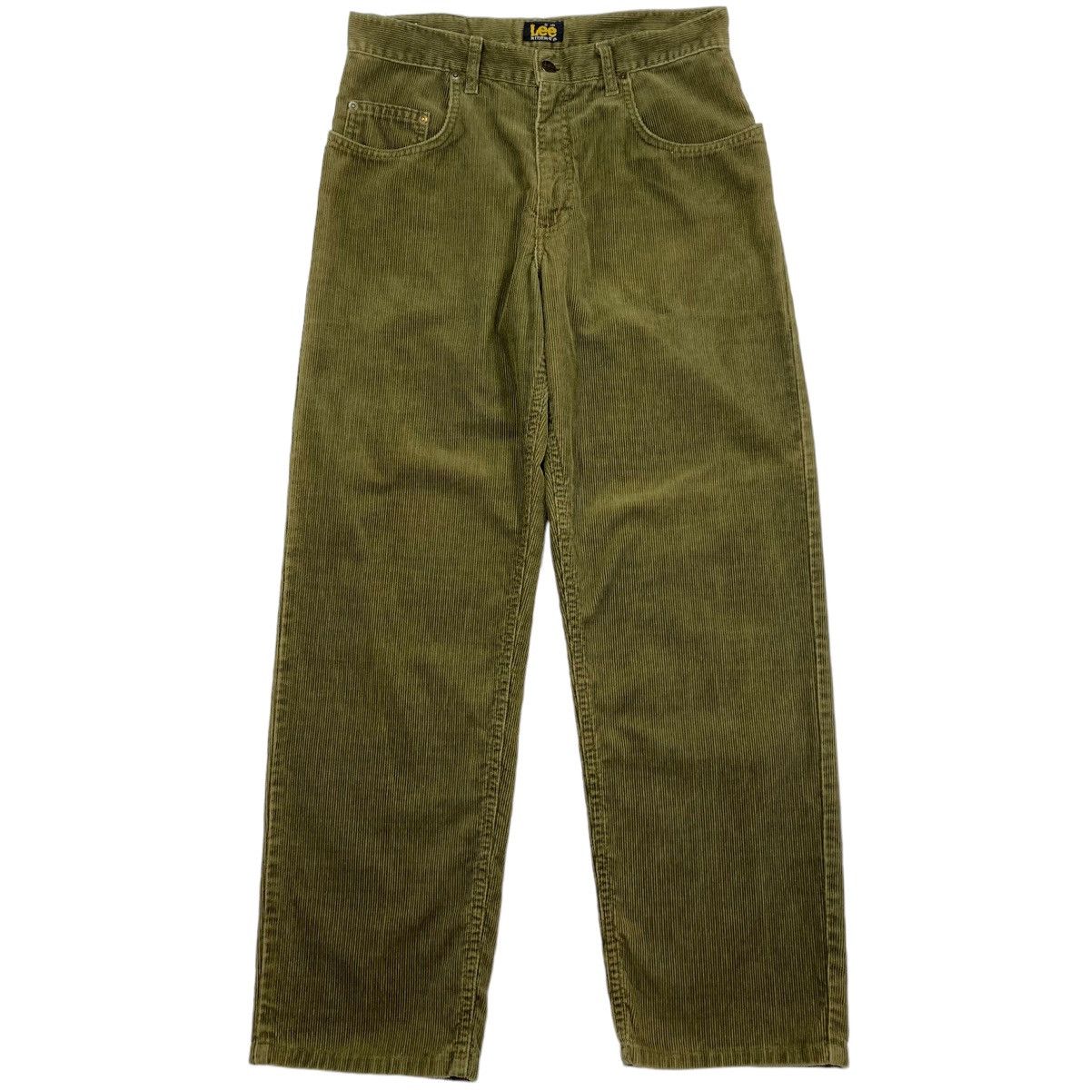Lee 🔥LASTDROP🔥 80s 90s Lee Riders Corduroy Olive Velvet Chino Size US 31 - 2 Thumbnail
