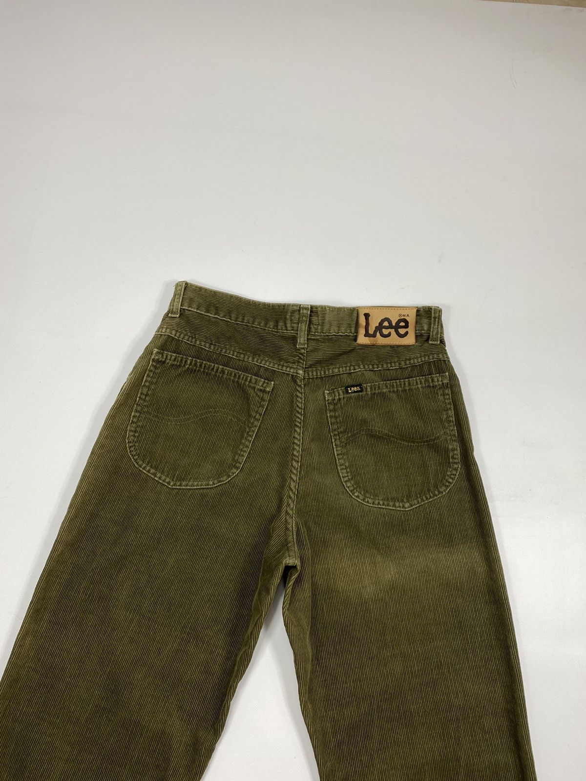 Lee 🔥LASTDROP🔥 80s 90s Lee Riders Corduroy Olive Velvet Chino Size US 31 - 15 Thumbnail