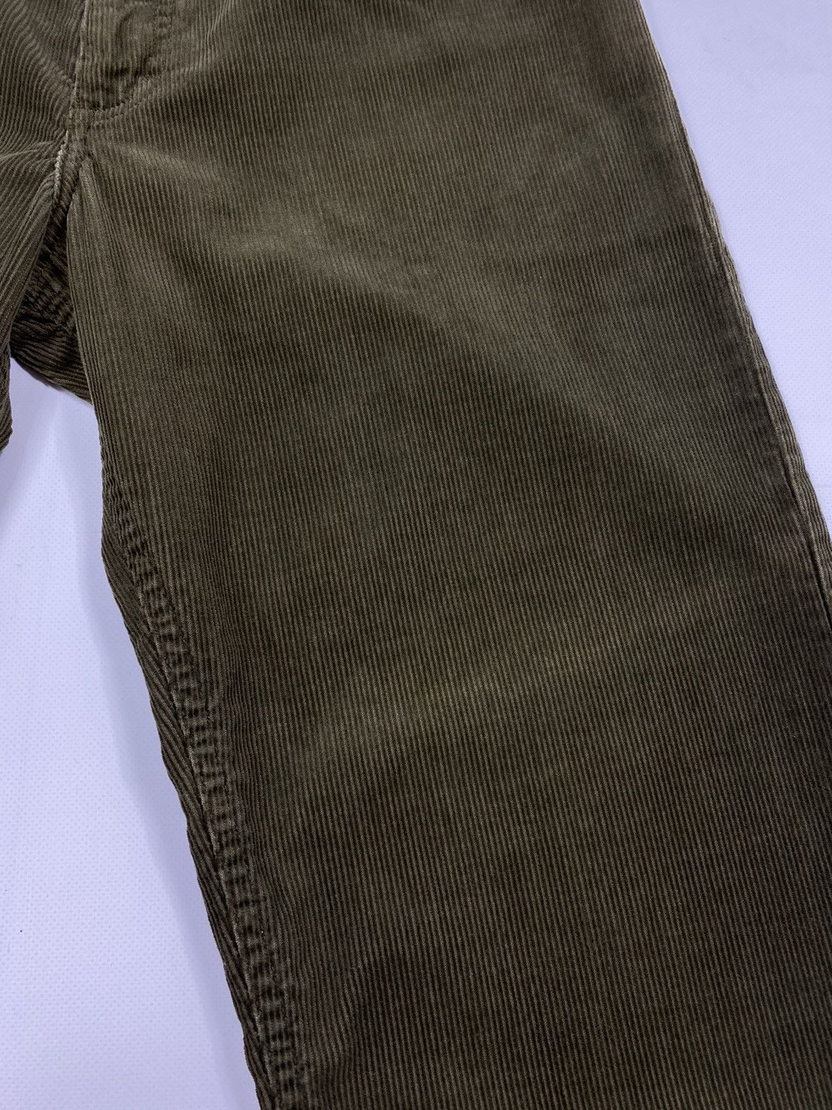 Lee 🔥LASTDROP🔥 80s 90s Lee Riders Corduroy Olive Velvet Chino Size US 31 - 5 Thumbnail