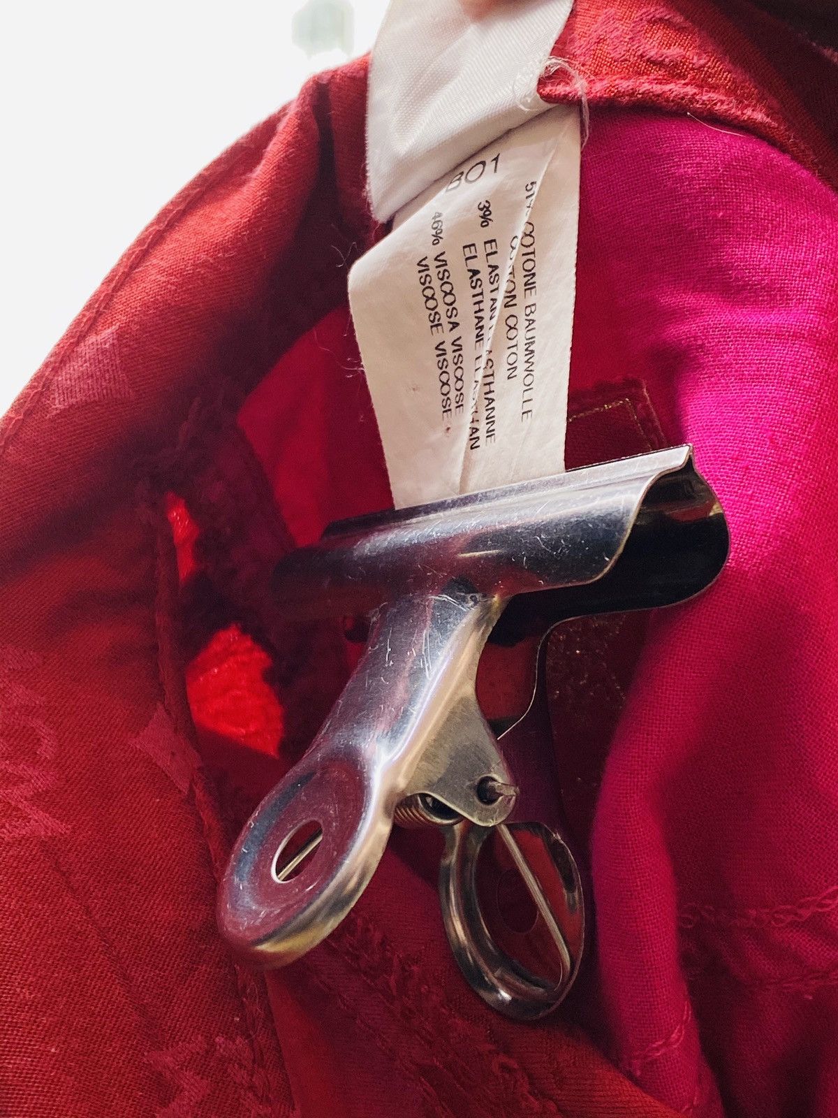 MCM 🔥LAST DROP🔥 90s MCM Monogram Golden Jeans Red Elastic Size 28" / US 6 / IT 42 - 3 Thumbnail