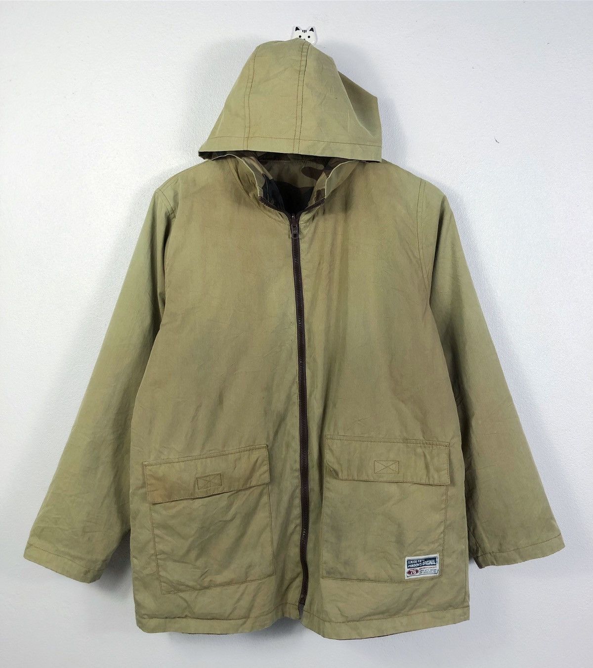 PERSON'S Rare Vintage Person’s Reversible Camo Hoodie Jacket Size US M / EU 48-50 / 2 - 7 Thumbnail